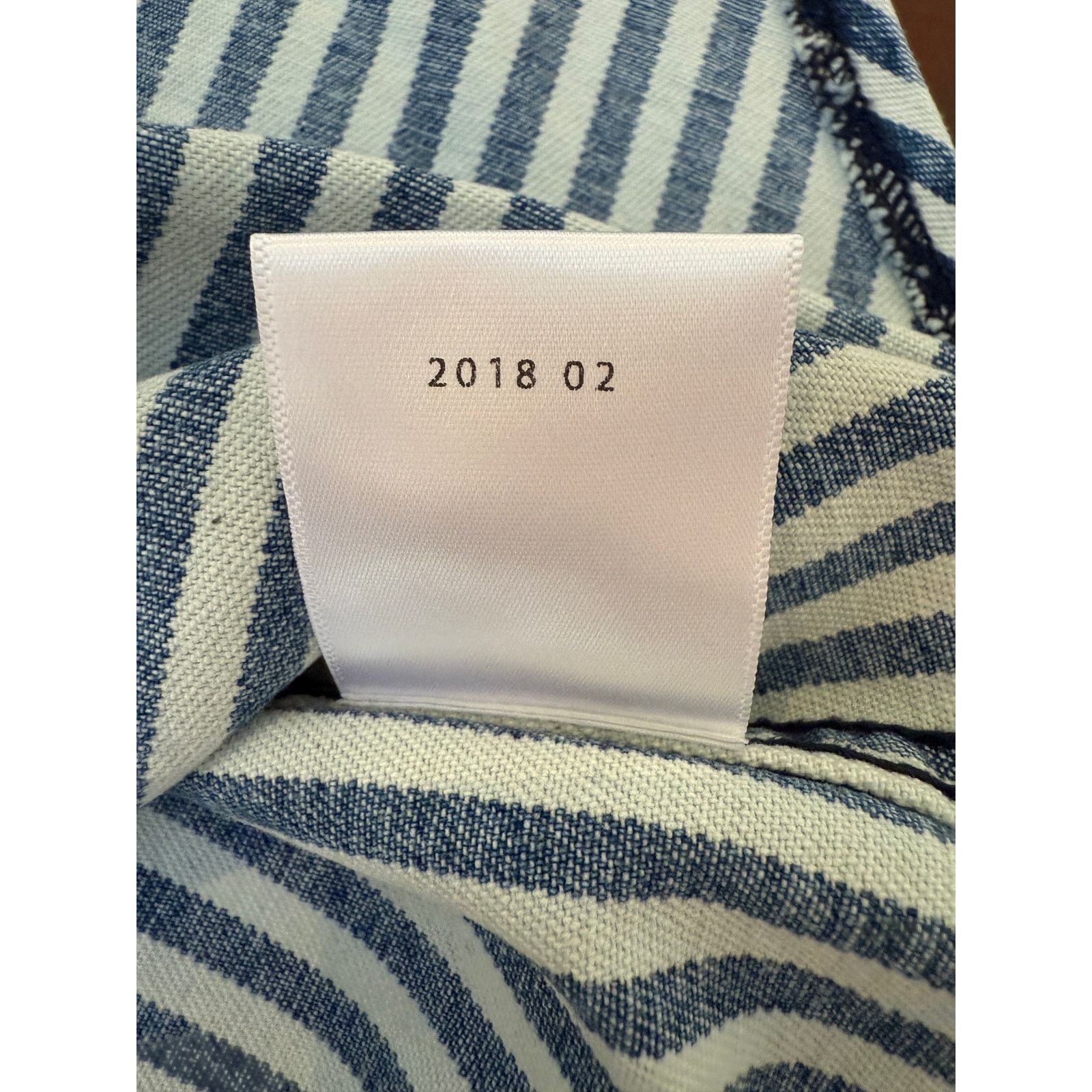 Just Don Just Don Denim Striped Baseball Jersey Size US XL / EU 56 / 4 - 5 Thumbnail