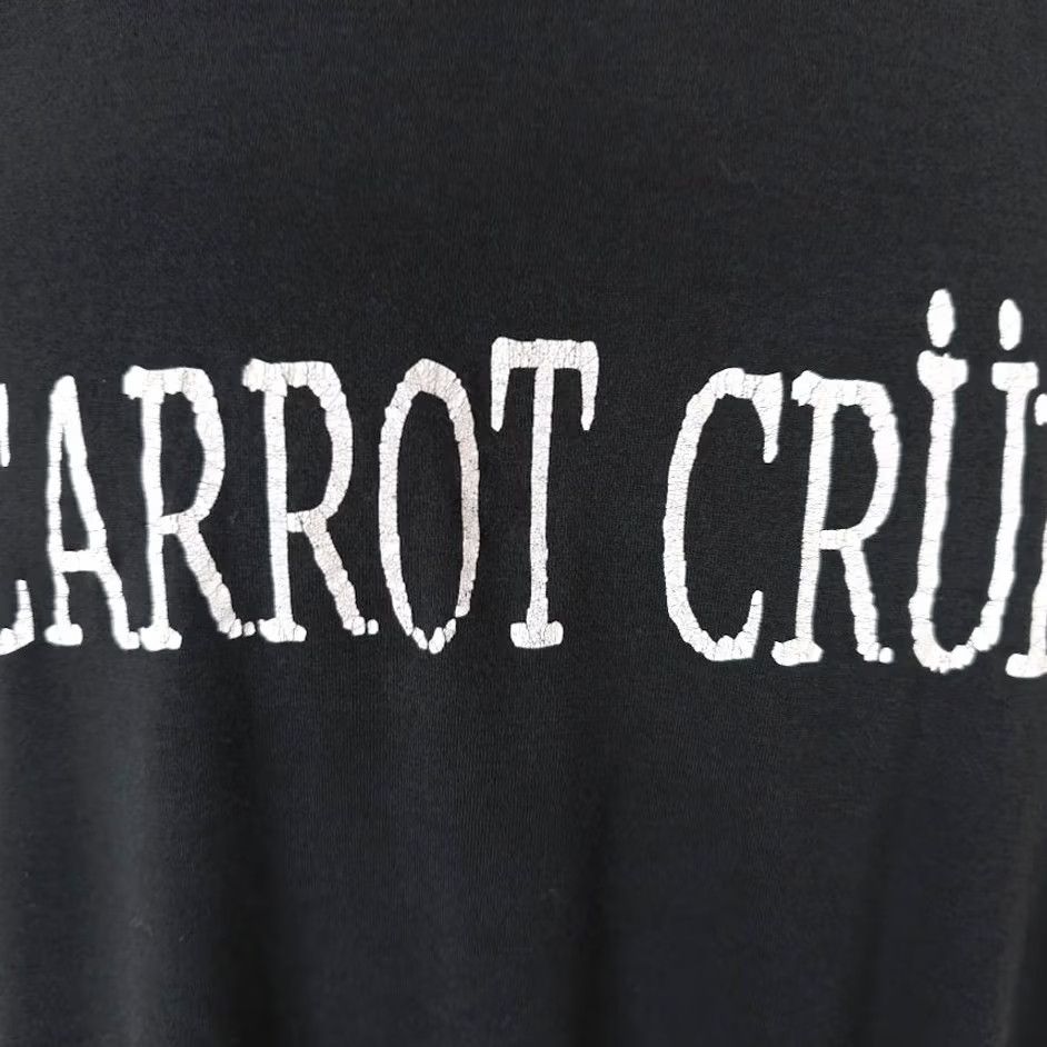 Anvil Carrot Crue T Shirt Mens Large Black Snack Tee Veggie Tee Size US L / EU 52-54 / 3 - 3 Thumbnail