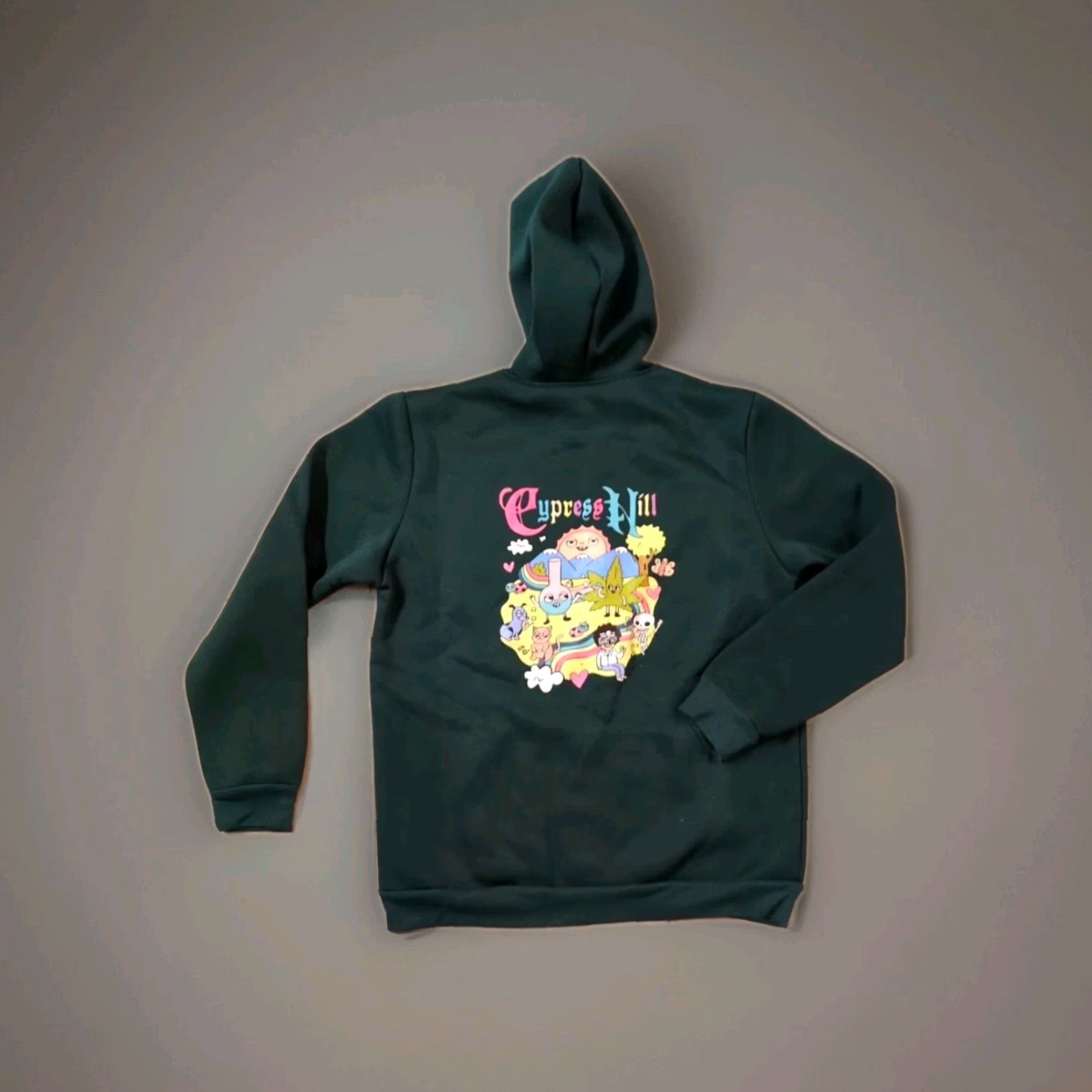 Vintage Cypress Hill Hoodie B-Real Sen Dog DJ Muggs West Coast hip hop 47" Chest L Green Hoodie Unbranded Unisex Adults Men's Women? Size US L / EU 52-54 / 3 - 5 Thumbnail