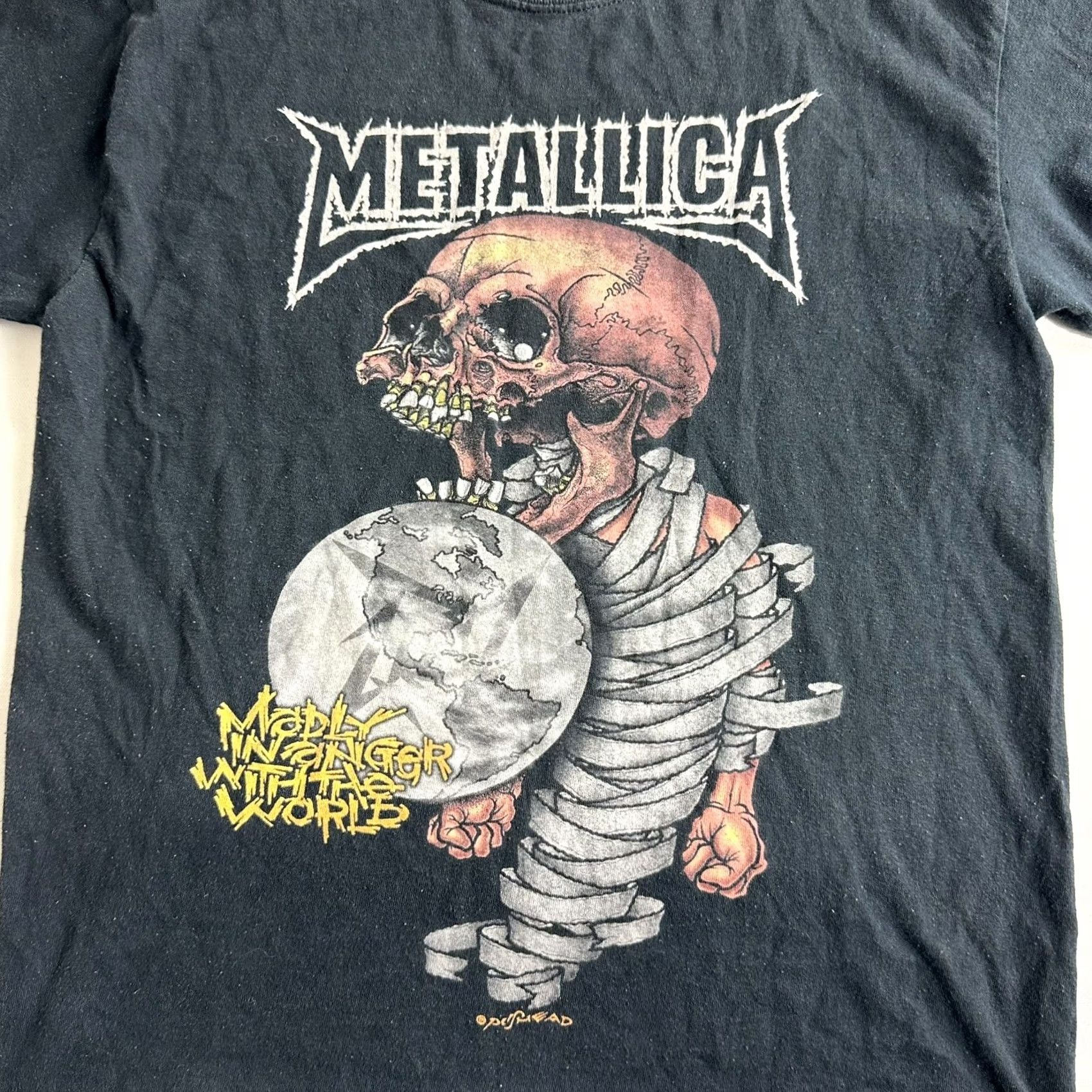 Vintage Metallica 2004 Madly In Anger With The World Tour Mens Size M Shirt Size US M / EU 48-50 / 2 - 2 Thumbnail