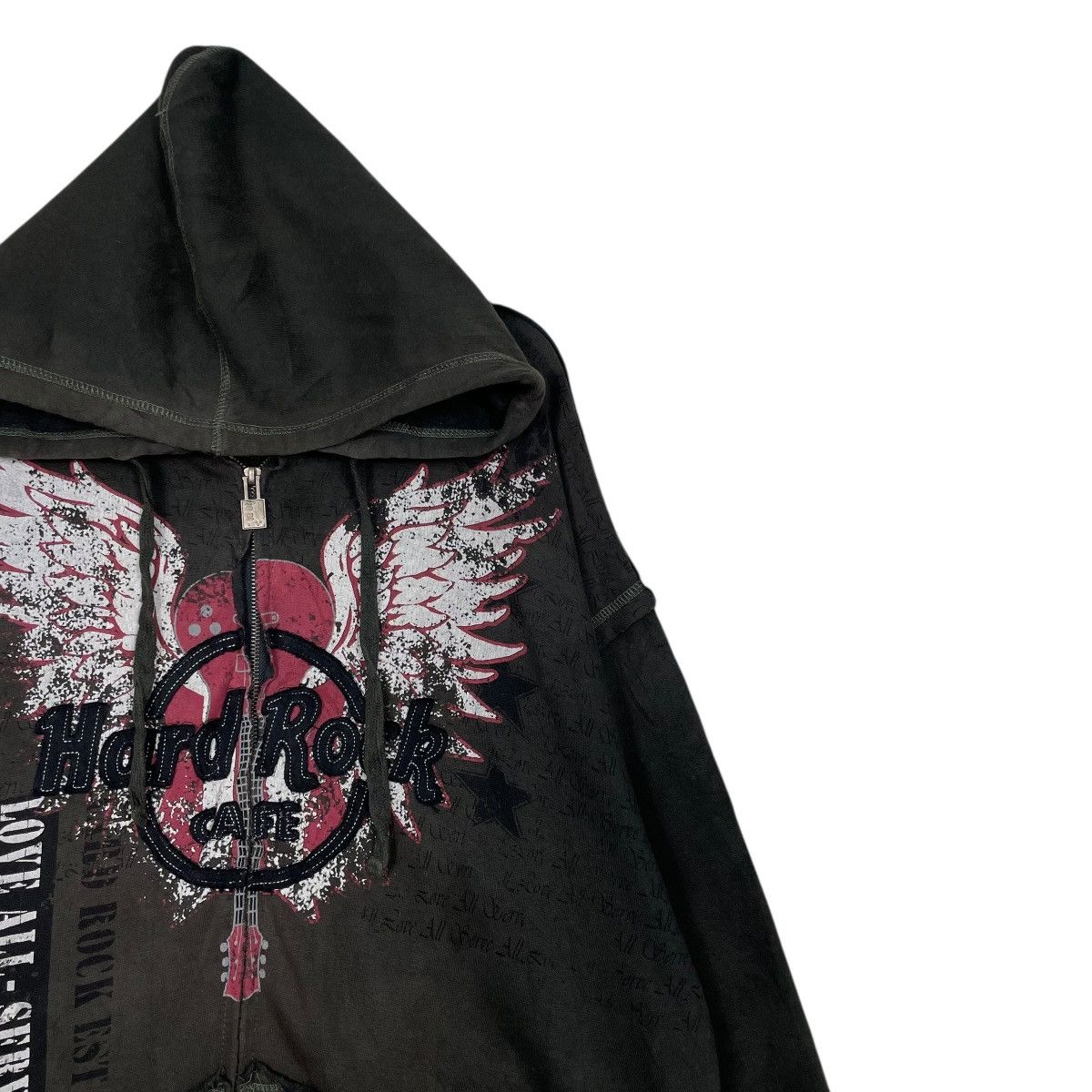 Hard Rock Cafe Hard Rock Cafe Zipper Hoodie Size US XL / EU 56 / 4 - 5 Thumbnail