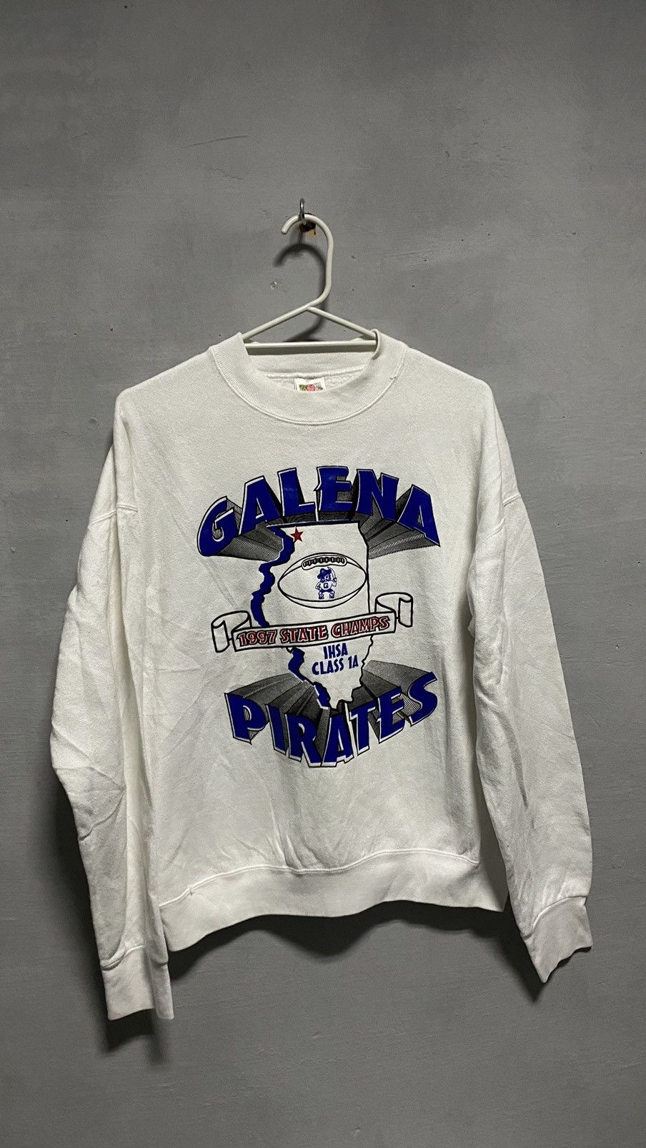 Vintage Vintage Galena Pirates 1997 baseball sweatshirt Size US L / EU 52-54 / 3 - 1 Thumbnail