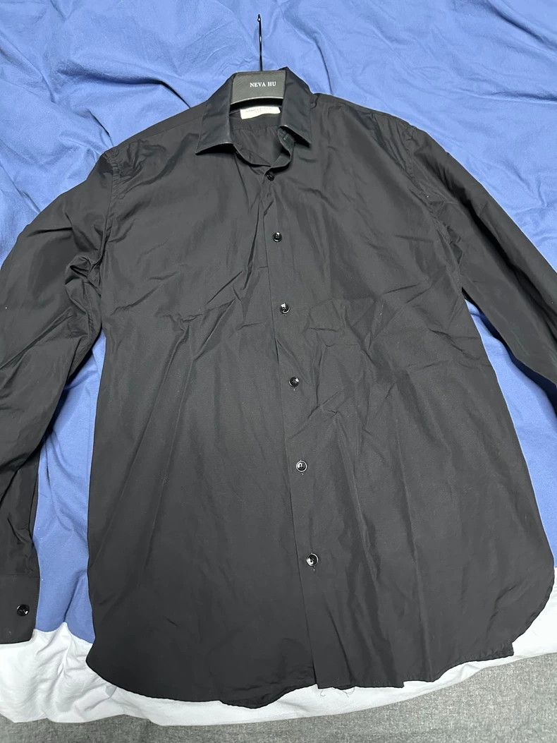Saint Laurent Paris Saint Laurent Paris size 38 Black Shirt Size US M / EU 48-50 / 2 - 4 Thumbnail