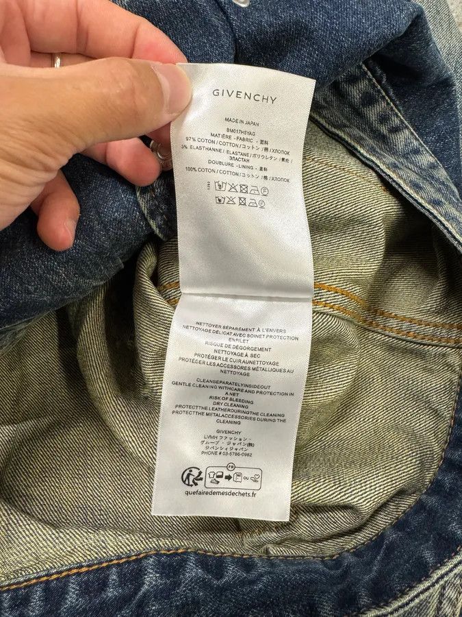 Givenchy Givenchy Reinforced Denim Jacket by Matthew Williams Size US M / EU 48-50 / 2 - 12 Thumbnail