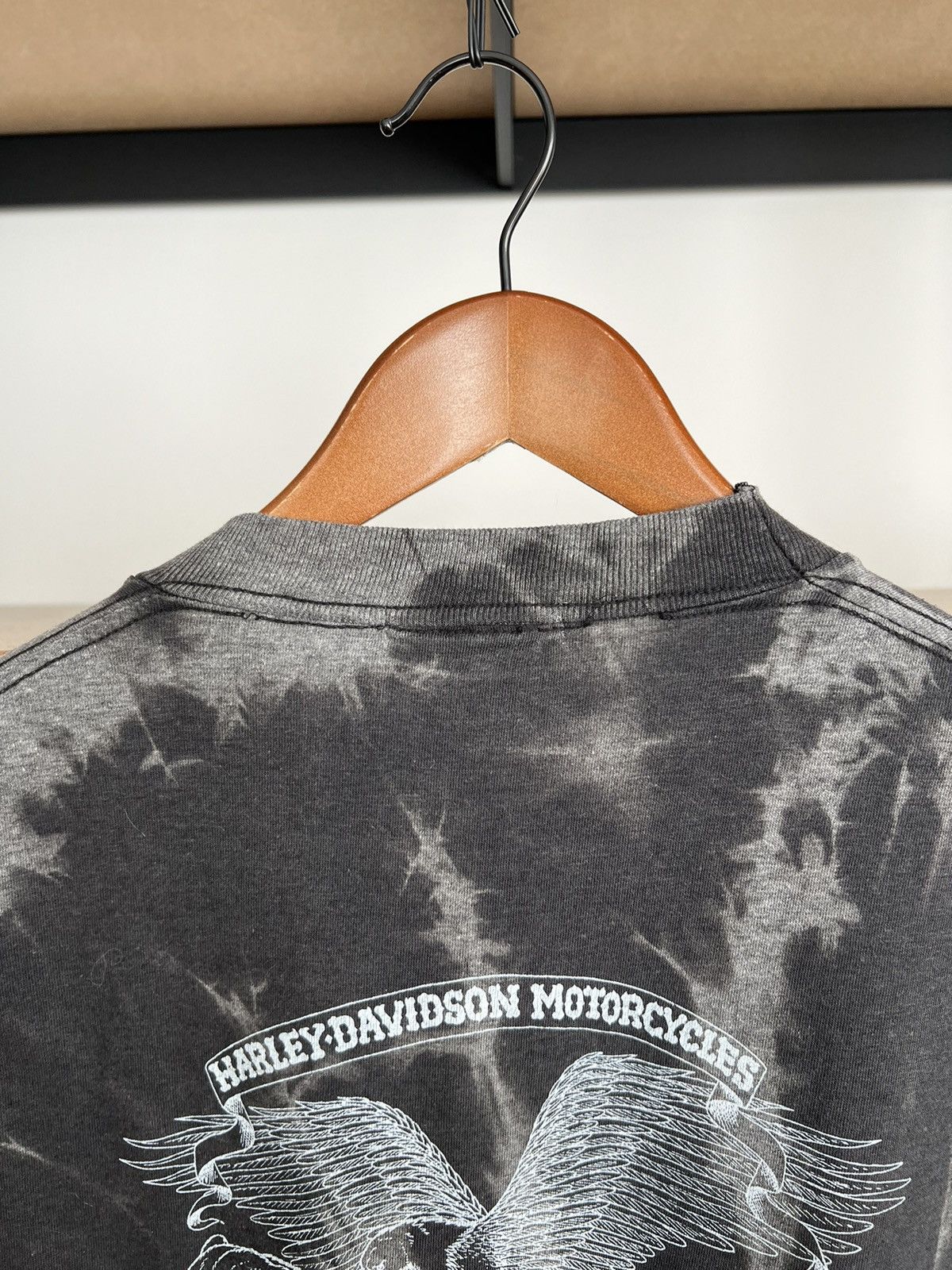 Harley Davidson Vintage 80s Harley Davidson Follow Nobody Tie Dye T-shirt Size US M / EU 48-50 / 2 - 18 Thumbnail
