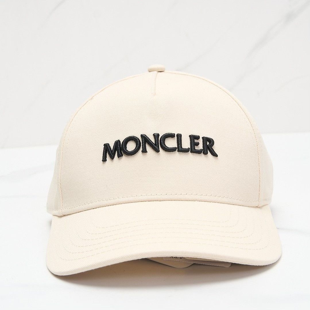 Moncler Moncler Uni Logo Embroidered Cap Size ONE SIZE - 1 Thumbnail