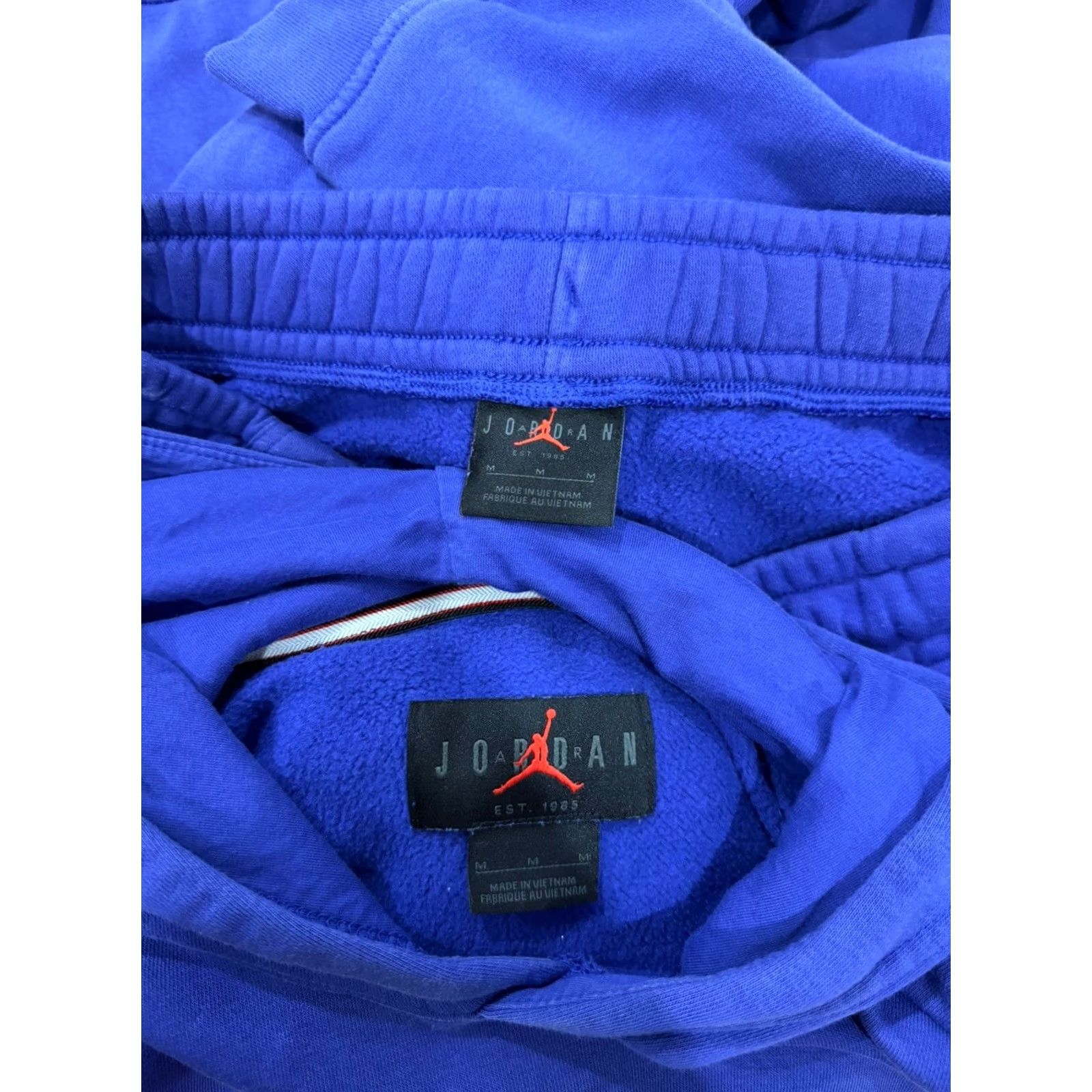 Jordan Brand Air Jordan Essentials Men’s Sweatsuit Purple 2 Piece Hoodie Pants Size M Sweatshirt & Sweatpants Tracksuit Activewear Winter Fall Mens Black Size US M / EU 48-50 / 2 - 3 Thumbnail