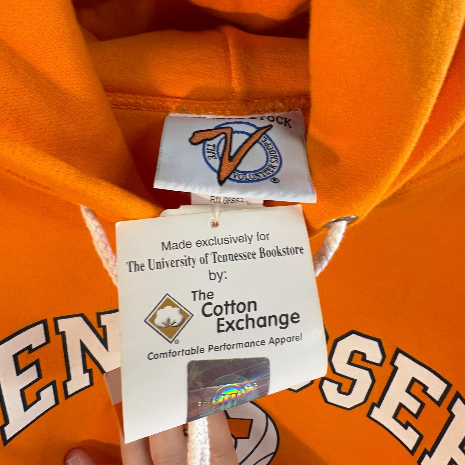 NCAA × Vintage Vintage 90s Tennessee Basketball Deadstock Bookstore Hoodie Size US XL / EU 56 / 4 - 6 Thumbnail