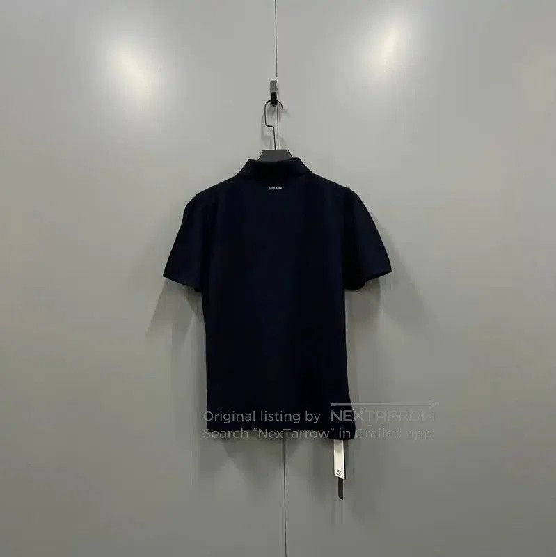 Miu Miu Miu Miu Summer Navy Cashmere Short Sleeve Tee . Size M / US 6-8 / IT 42-44 - 3 Thumbnail