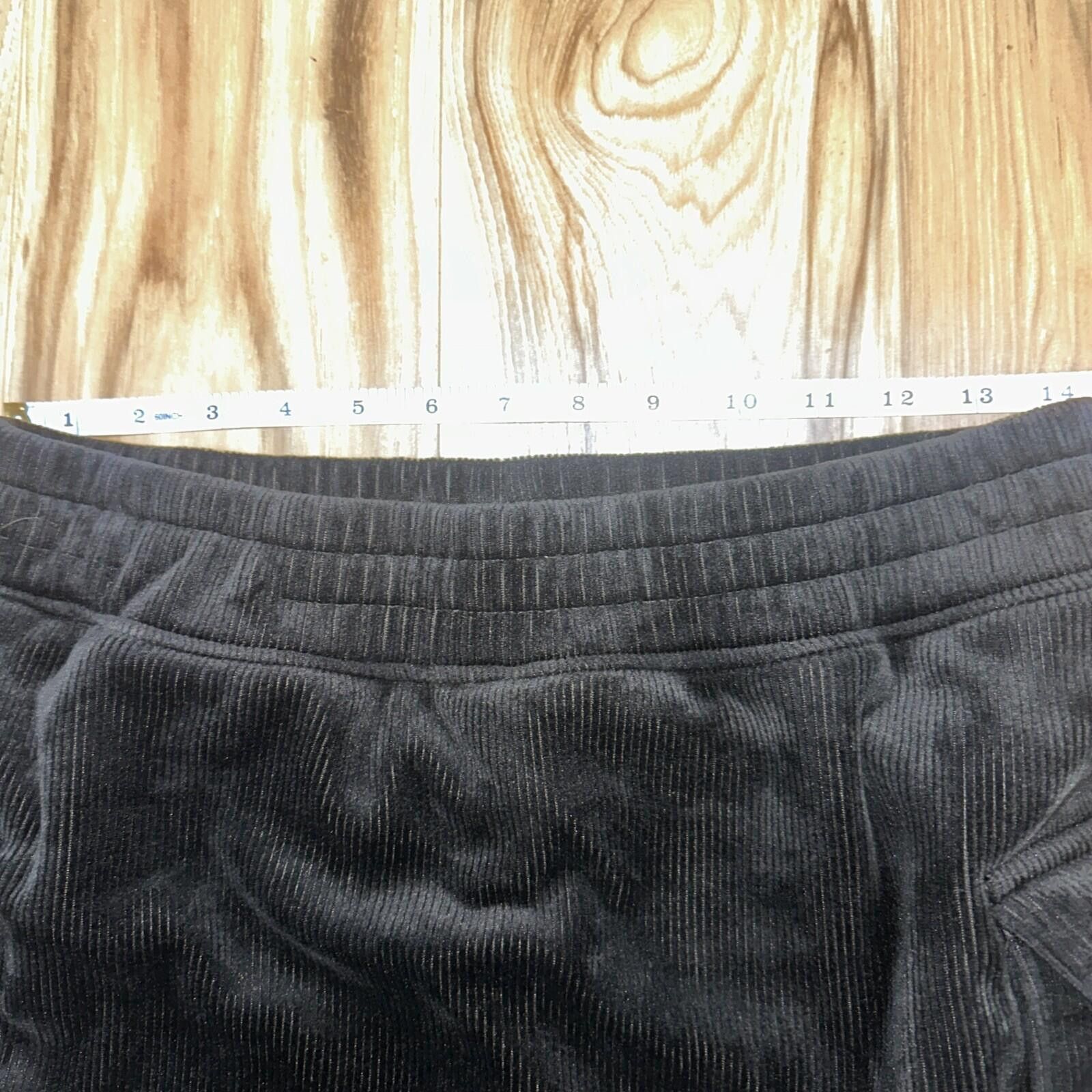Other As Revival Black Corduroy Elastic Band Skort Size Large Size 36" / US 14 / IT 50 - 5 Thumbnail