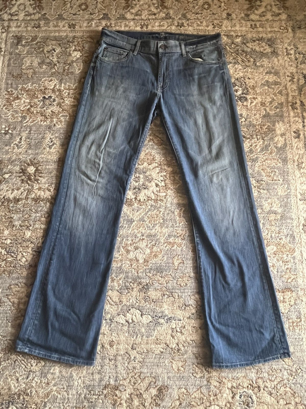 7 For All Mankind 7 For All ManKind BootCut Flair Jeans 36x32 Size US 36 / EU 52 - 1 Thumbnail