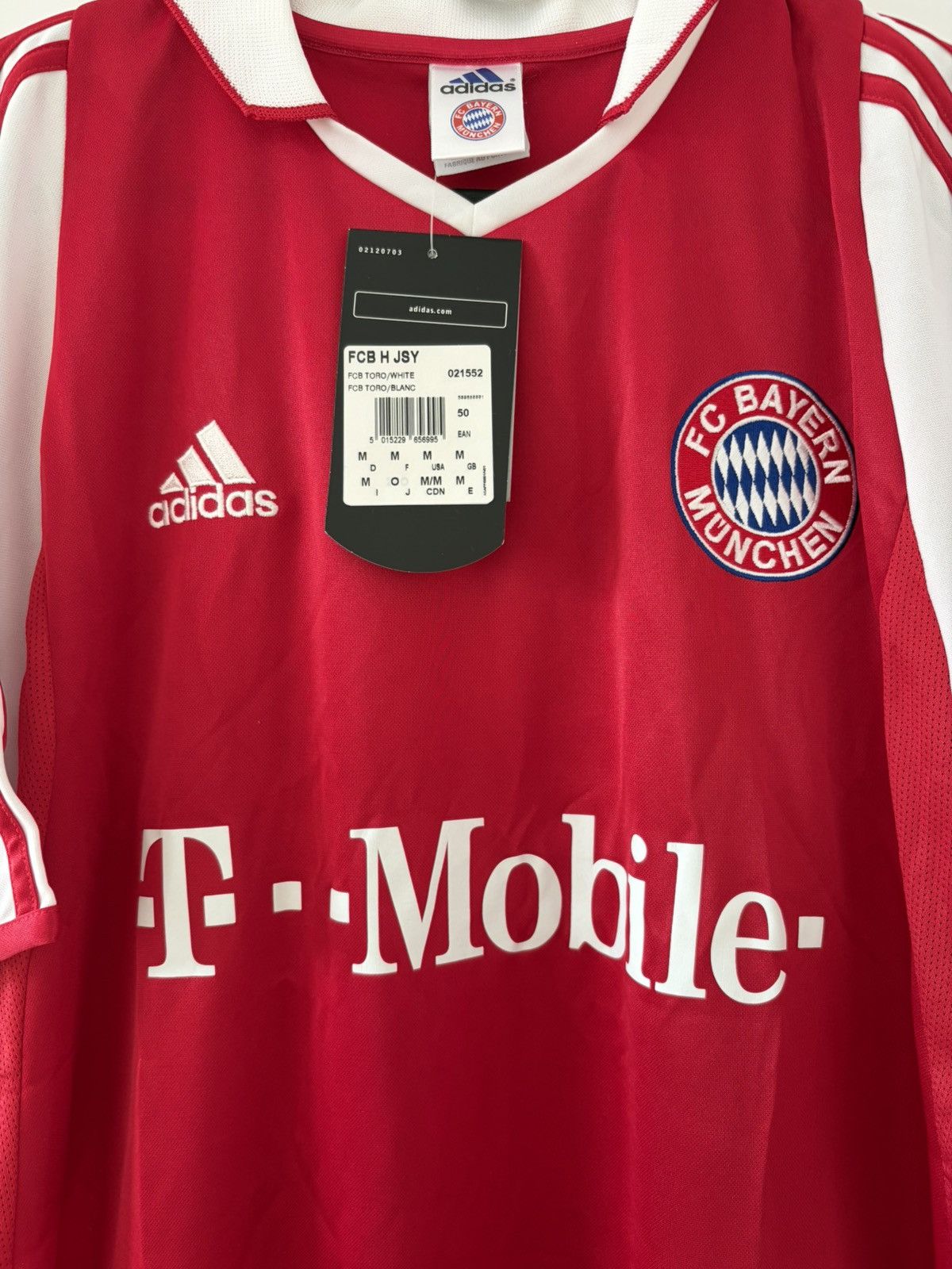 Bayern Munchen adidas 2003/2004 domowa vintage — zdjęcie 2