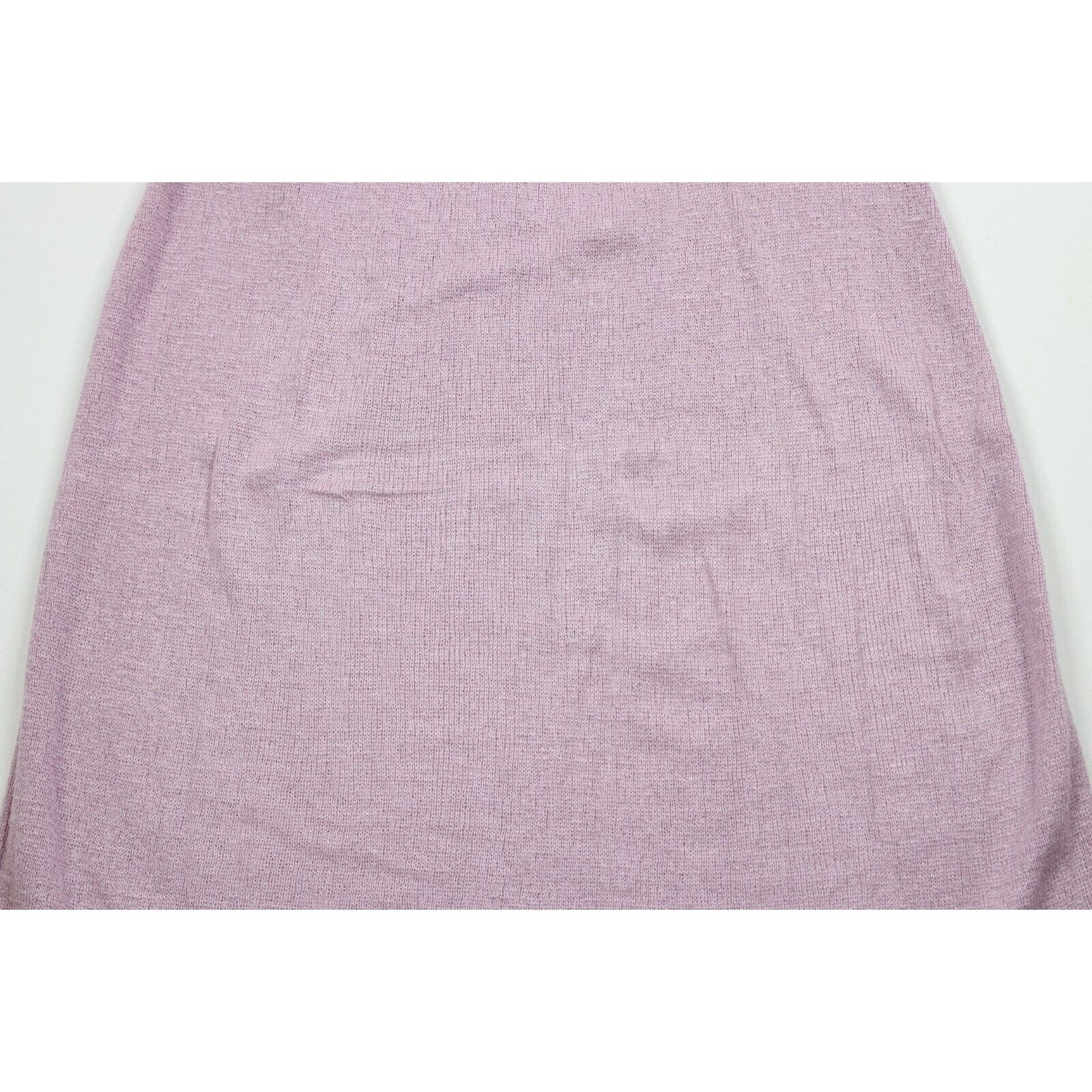 Vintage Vintage 70s Streetwear Blank Knit Skirt Lilac Purple Size 28" / US 6 / IT 42 - 3 Thumbnail