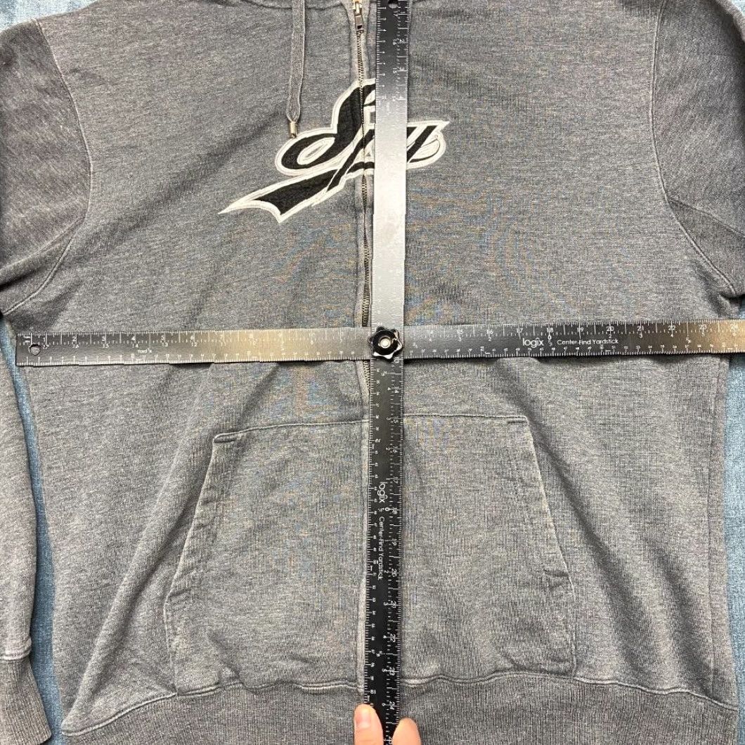 Vintage VINTAGE Spy Optic Hoodie Mens XL Heather Gray Fleece Lined Outdoor Full Zip Size US XL / EU 56 / 4 - 6 Thumbnail