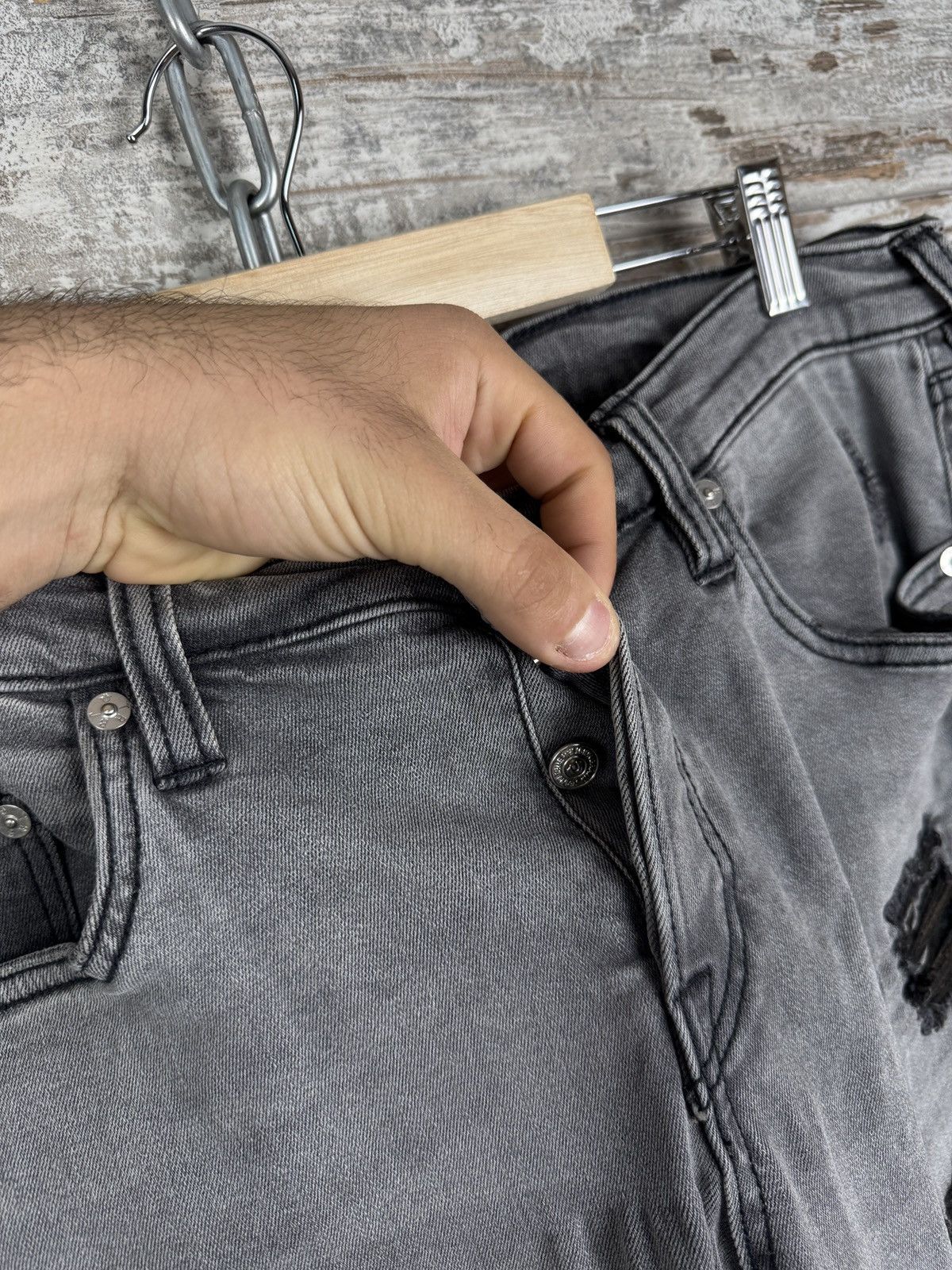 Japanese Brand × True Religion × Vintage Mens Vintage True Religion rocco jeans relaxed skinny denim Size US 32 / EU 48 - 11 Thumbnail