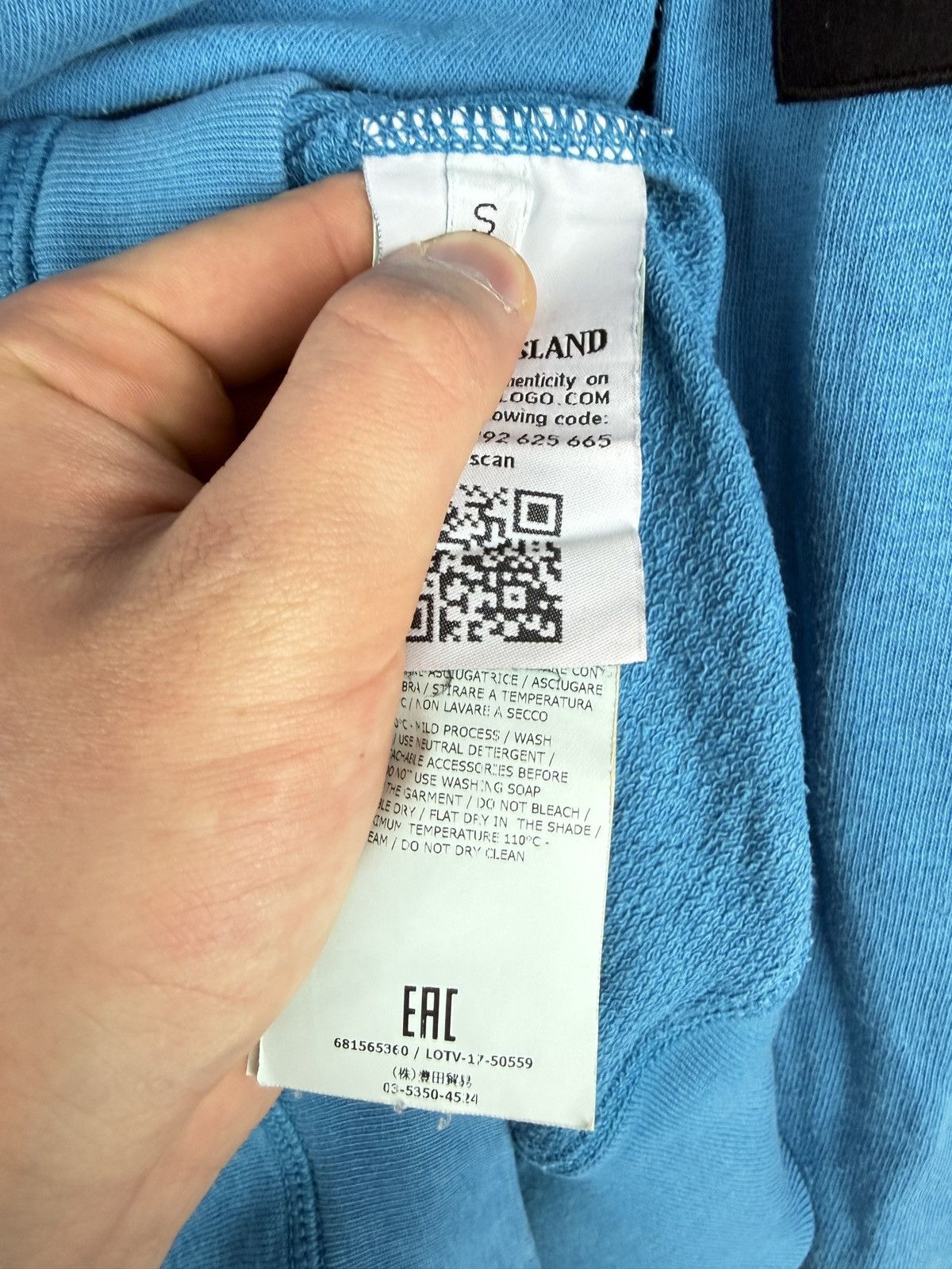 Stone Island Blue Stone Island sweatshirt Size US S / EU 44-46 / 1 - 7 Thumbnail