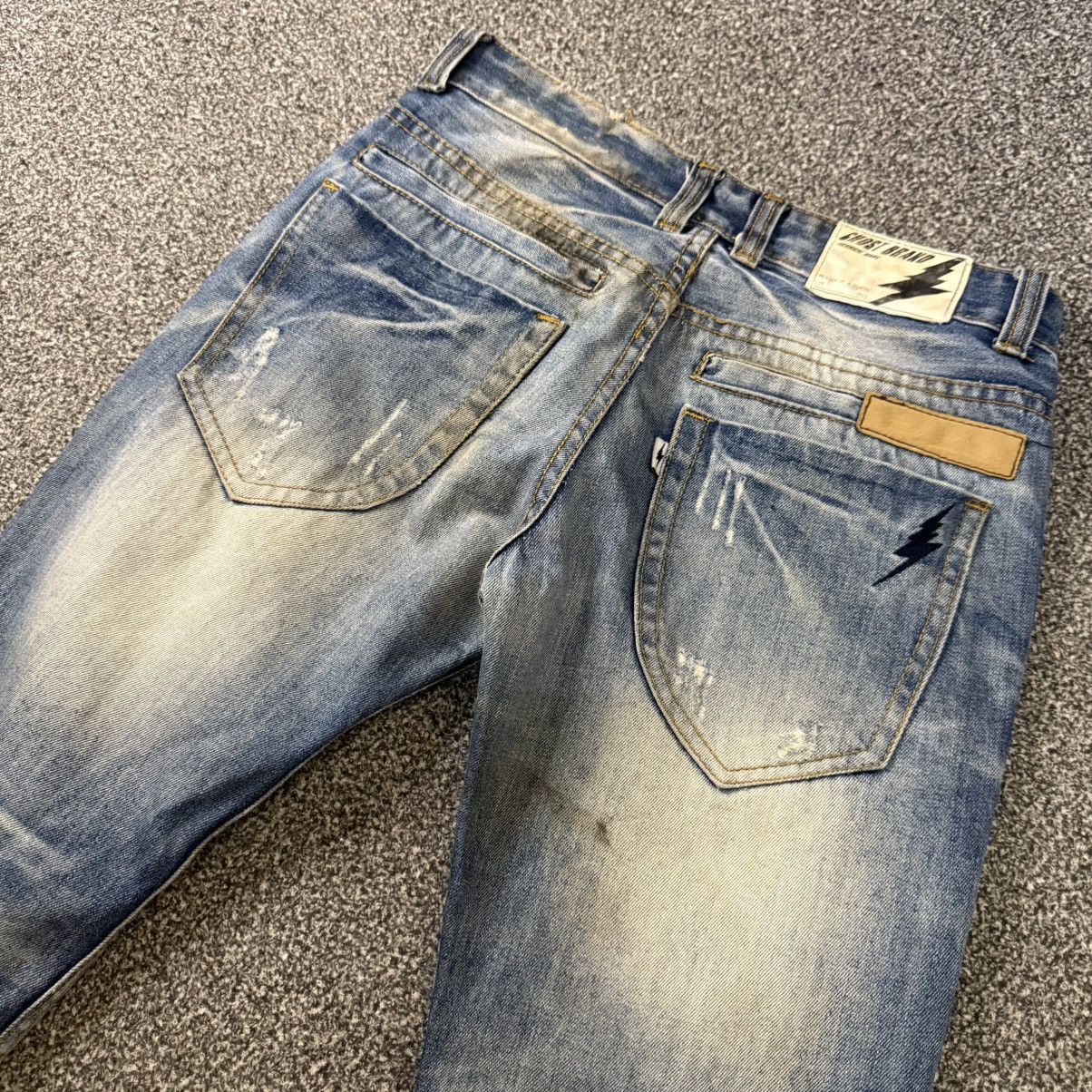 Seditionaries 90s Japanese Ghost Brand Distressed Denim W31 Size US 31 - 6 Thumbnail
