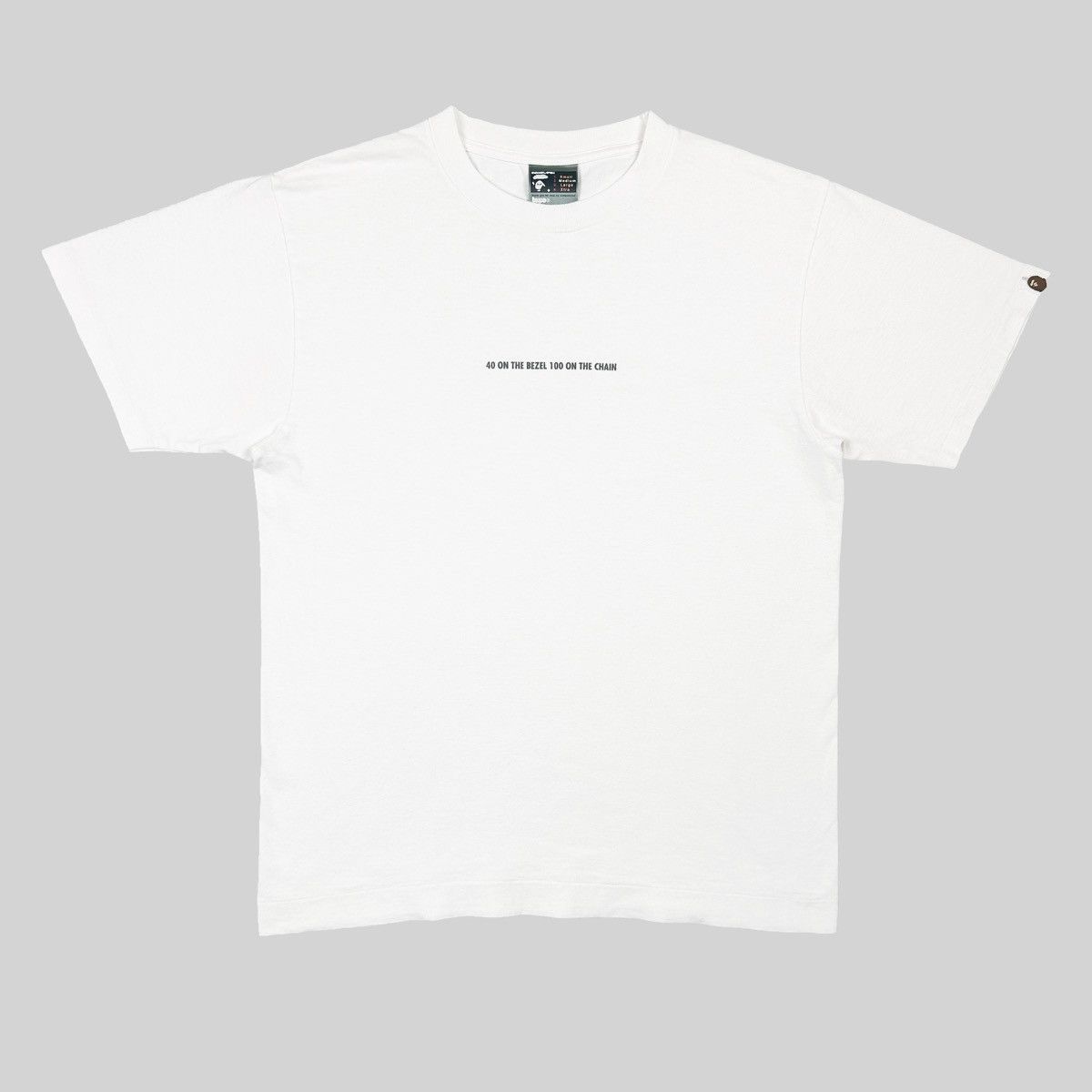 Bape Bape 40 On The Bezel Lyric Tee Size US M / EU 48-50 / 2 - 1 Thumbnail