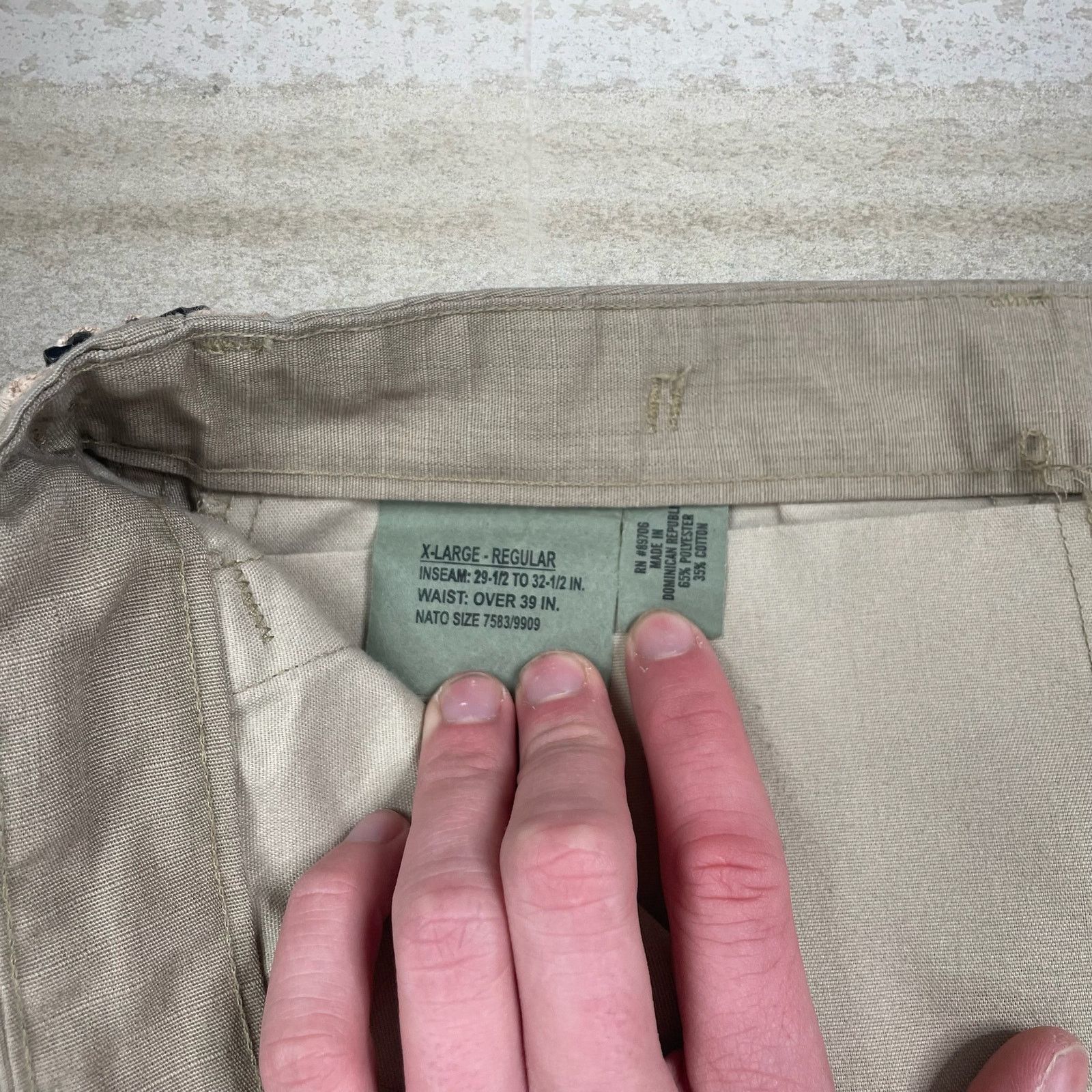 Propper Vintage 90s Propper Tactical Pants 40x30 Baggy Tan Cargos Size US 40 / EU 56 - 4 Thumbnail