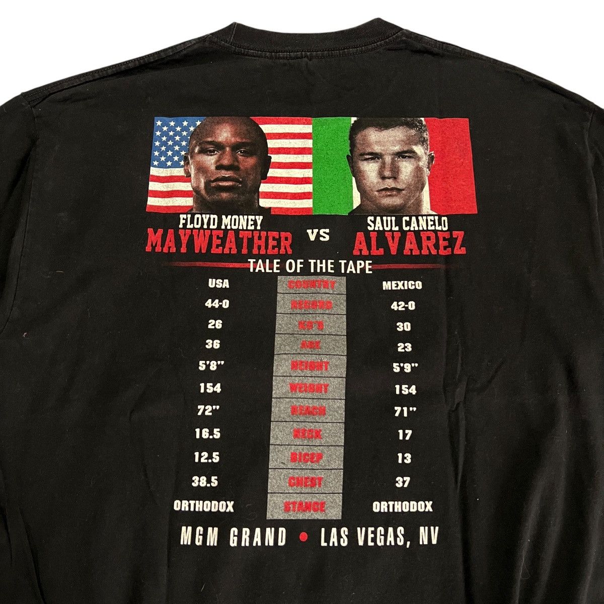 WWE Mayweather VS. Canelo Boxing promo tee 2013 Size US XL / EU 56 / 4 - 4 Thumbnail