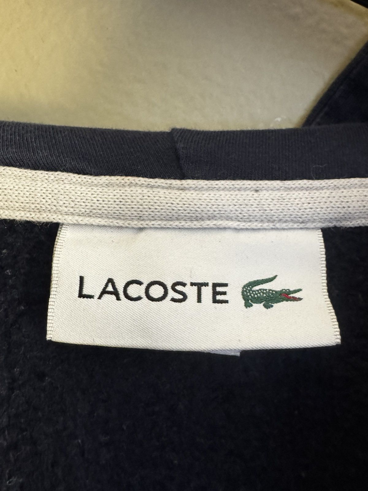 Lacoste Vintage Lacoste Dark Blue Zip Up Size US XL / EU 56 / 4 - 3 Thumbnail
