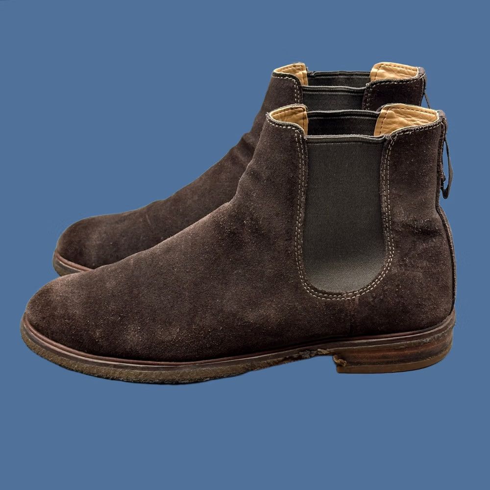 Clarks Clarks Clarkdale Gobi Chelsea Boots Mens 10 M Brown Suede Slip On Ankle Casual Boots Size US 9 / EU 42 - 1 Thumbnail