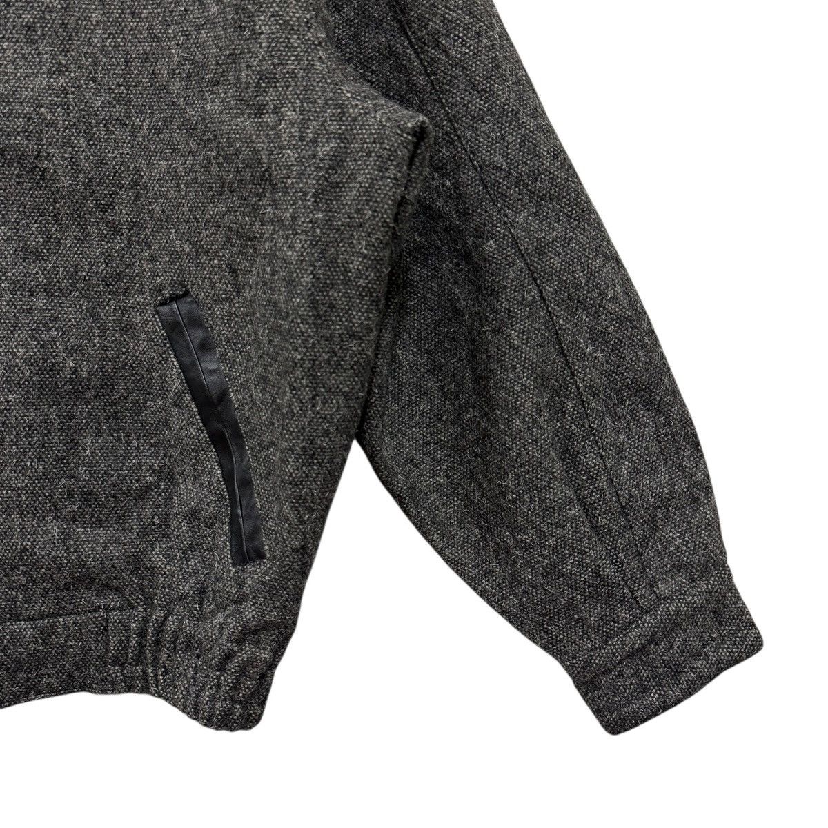 If Six Was Nine Blue5 Tokyo Herringbone Wool Bomber Jacket Size US XL / EU 56 / 4 - 6 Thumbnail