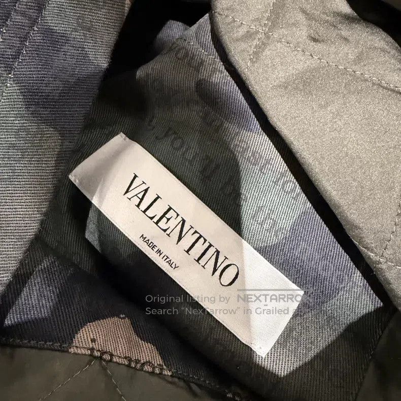 Valentino Valentino Men's military green camouflage embroidered padd Size US L / EU 52-54 / 3 - 5 Thumbnail