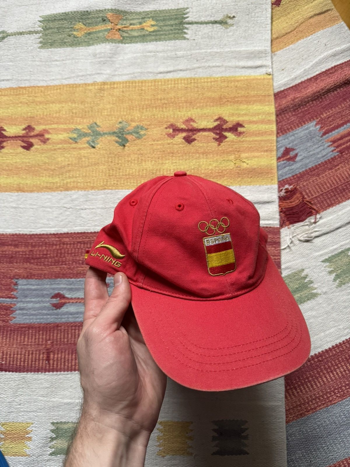 USA Olympics Vintage 00’s Spain y2k Olympic Team Red Hat Size ONE SIZE - 2 Thumbnail