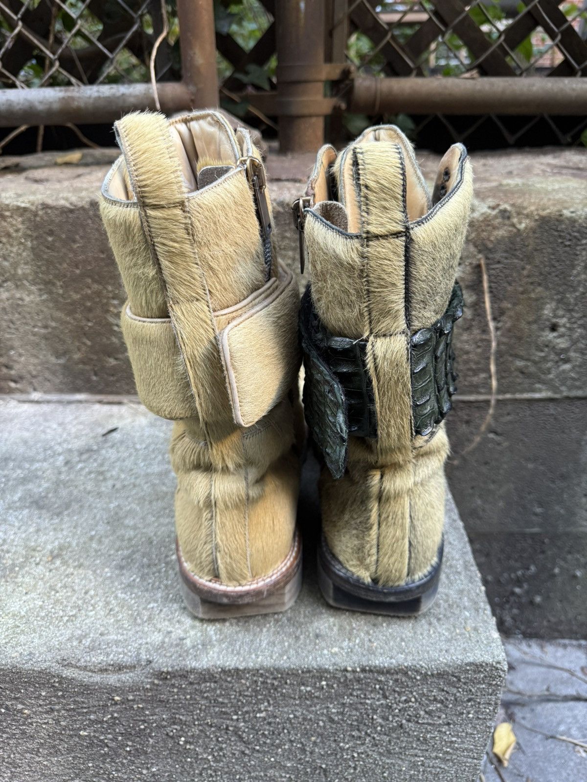 Rick Owens FW13 Rick Owens Plinth Runway Boots Size US 11 / EU 44 - 4 Thumbnail