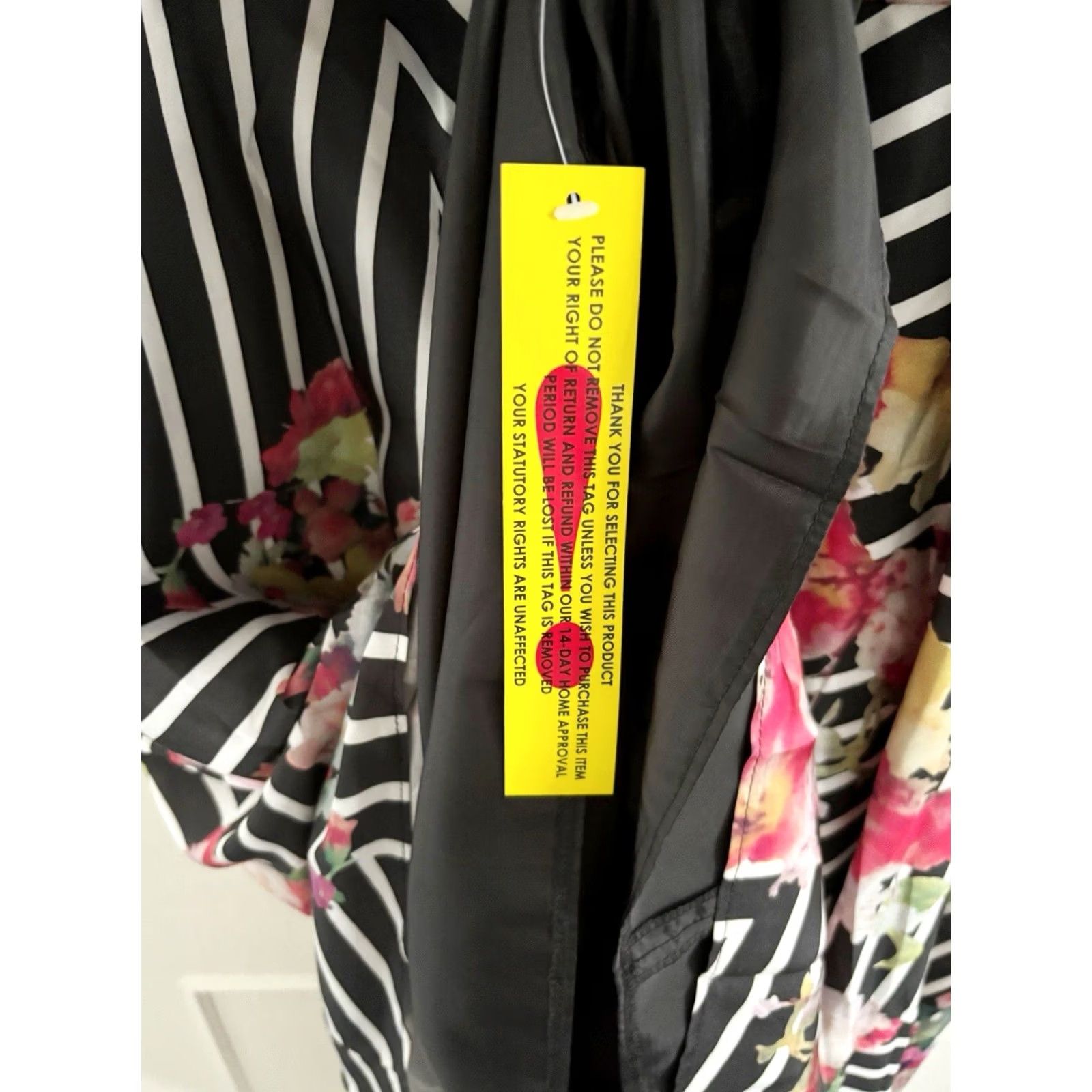 Vintage Nightingales Floral Dress Women’s Midi Sleeveless Party Cocktail UK 14 Black Multi BNWT Size XL / US 12-14 / IT 48-50 - 5 Thumbnail