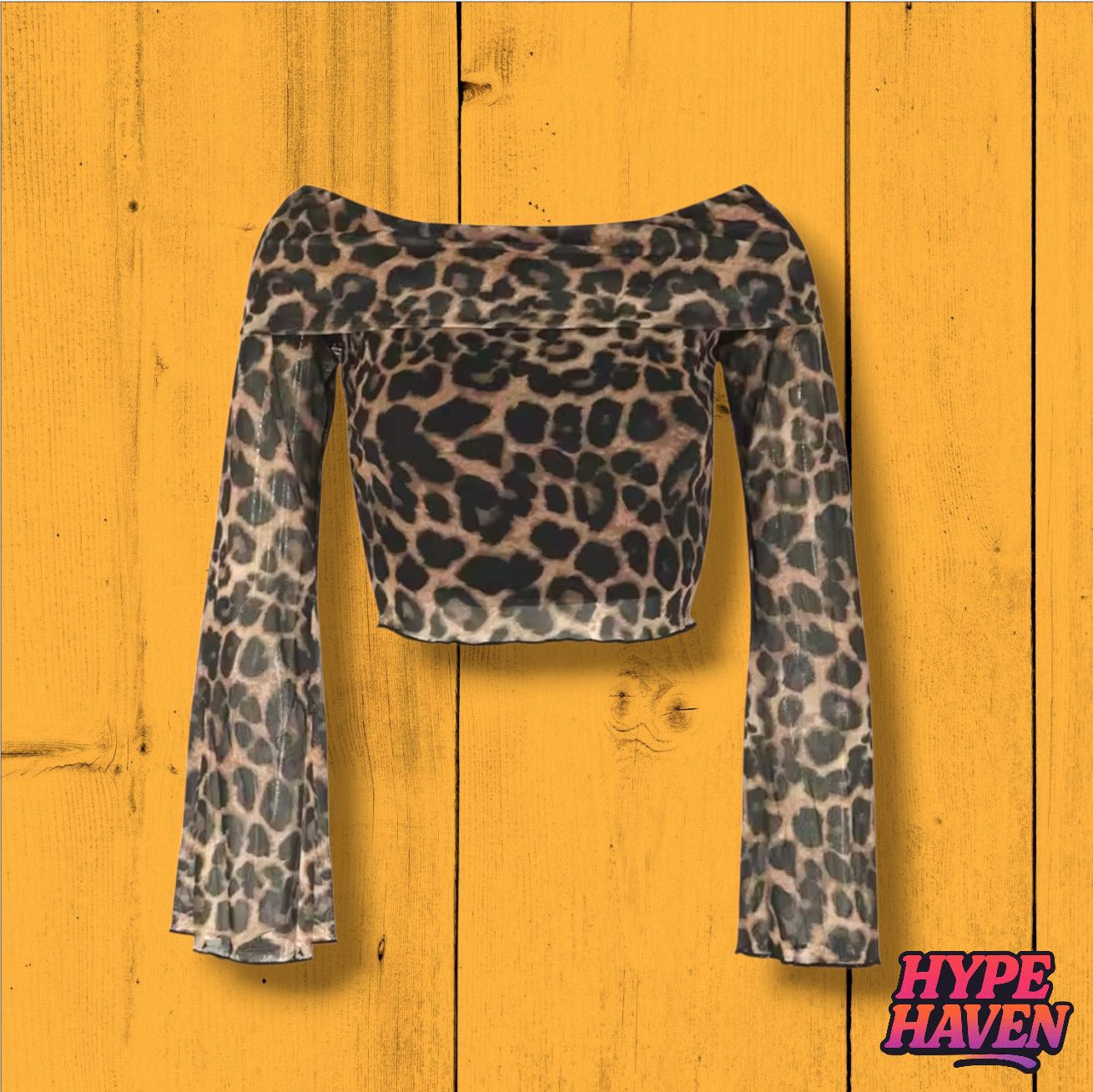 Other Leopard print backless long sleeve top Size S / US 4 / IT 40 - 3 Thumbnail