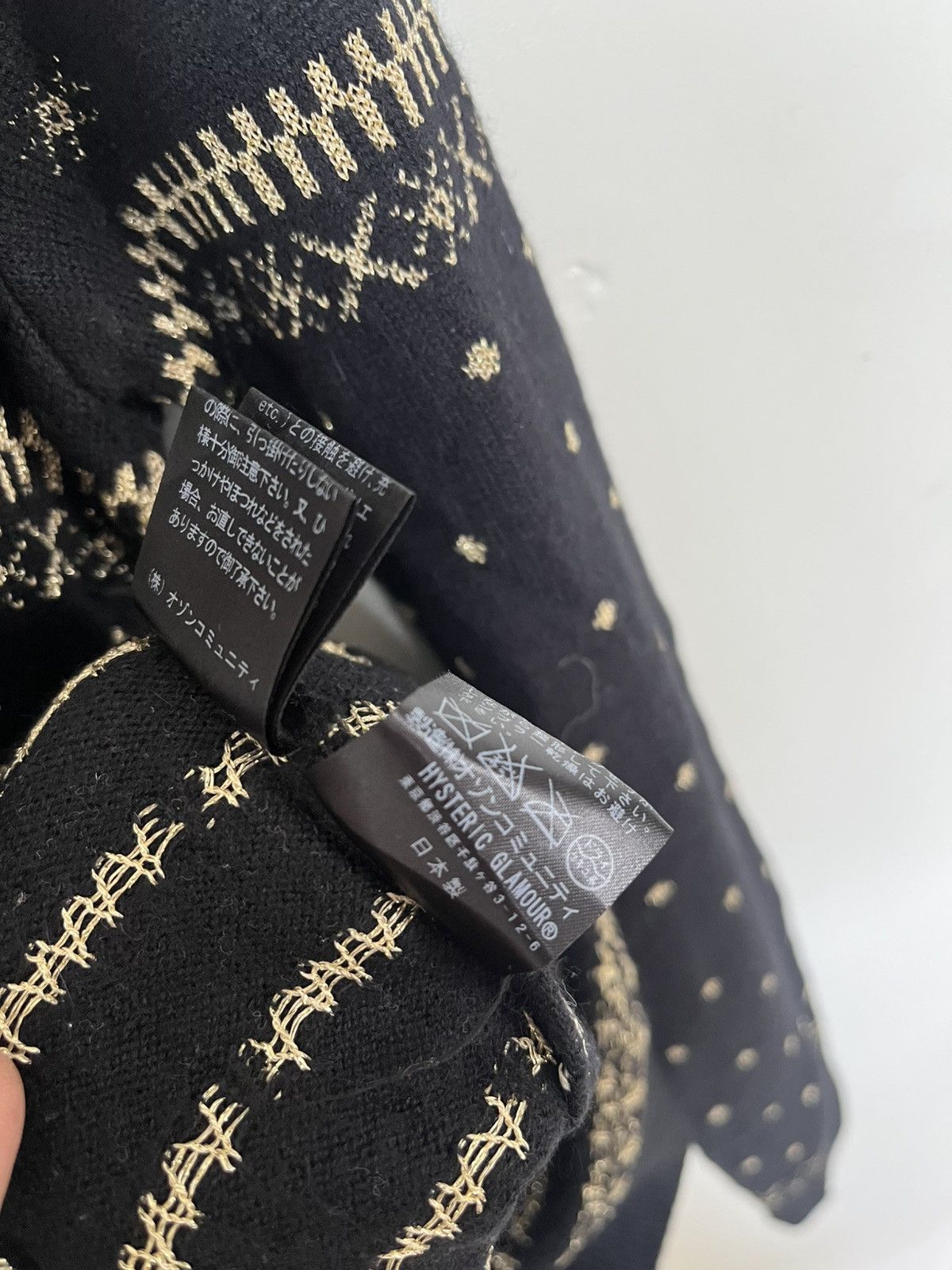 Hysteric Glamour 90s Hysteric Glamour Knit Turtleneck Bear Sweater Size ONE SIZE - 5 Thumbnail