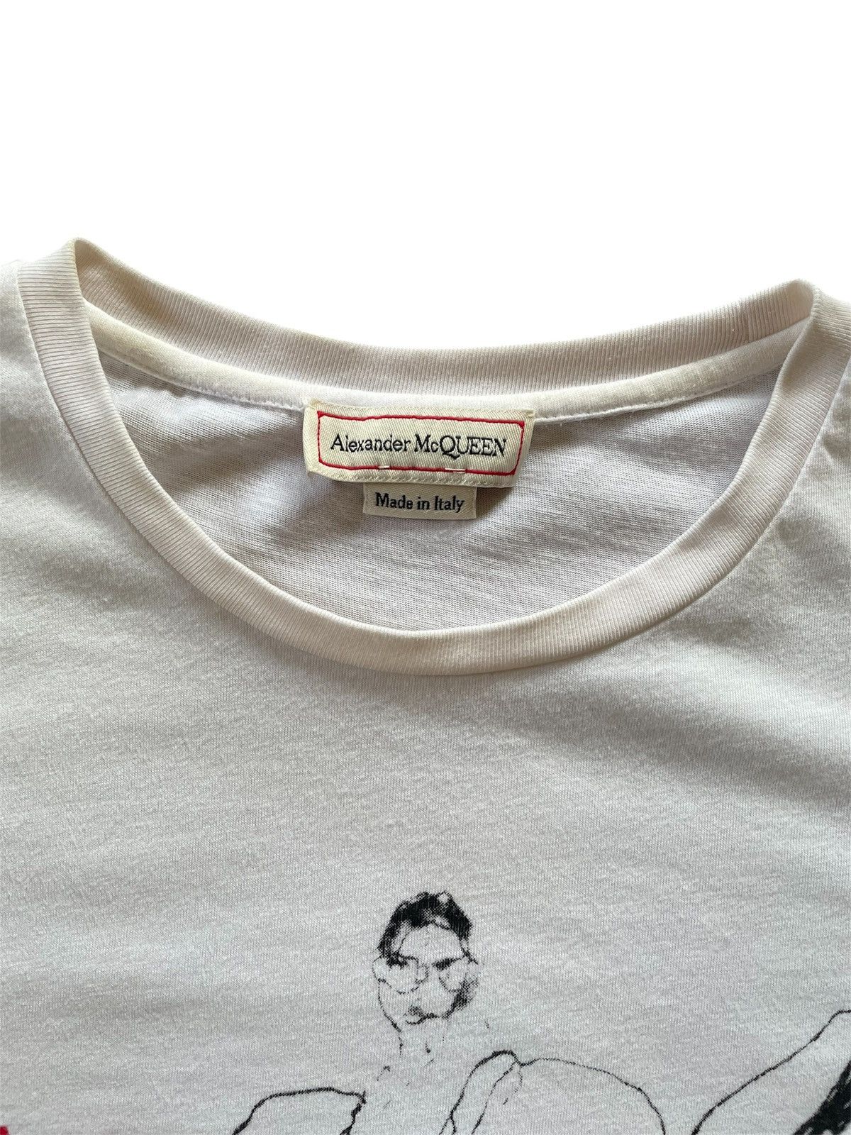 Alexander McQueen Alexander Mcqueen Graphic Tee Size S / US 4 / IT 40 - 6 Thumbnail
