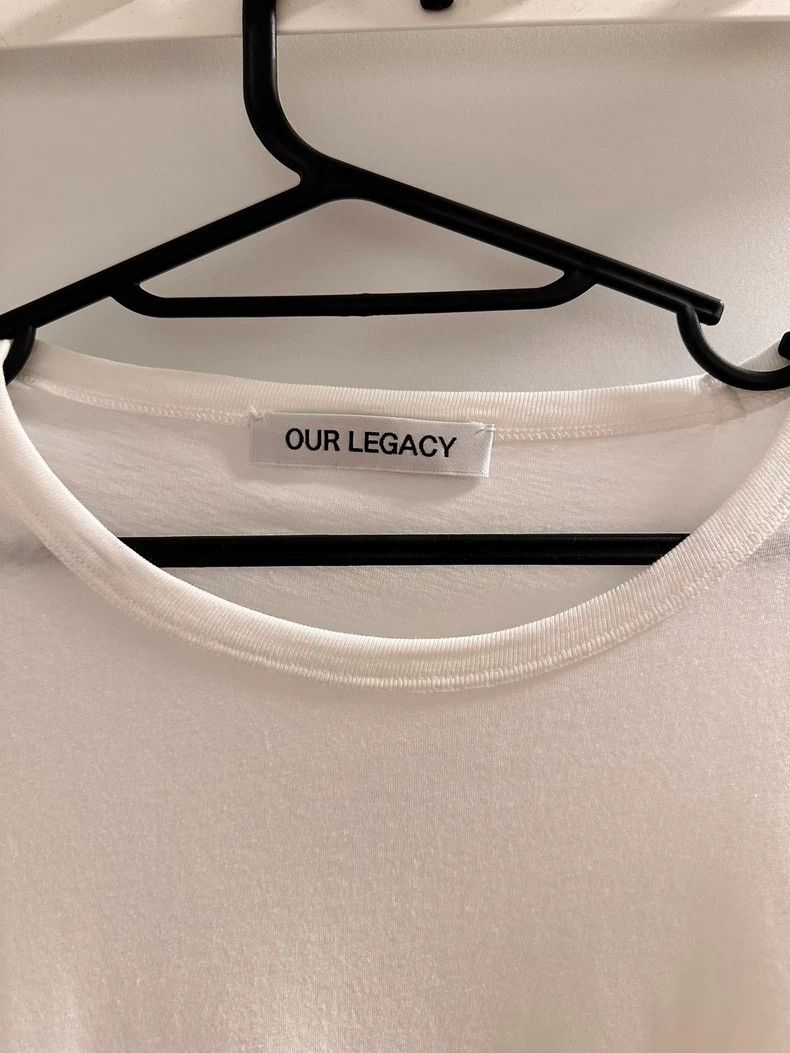 Our Legacy Our Legacy White short-sleeved T-shirt Size XL / US 12-14 / IT 48-50 - 3 Thumbnail