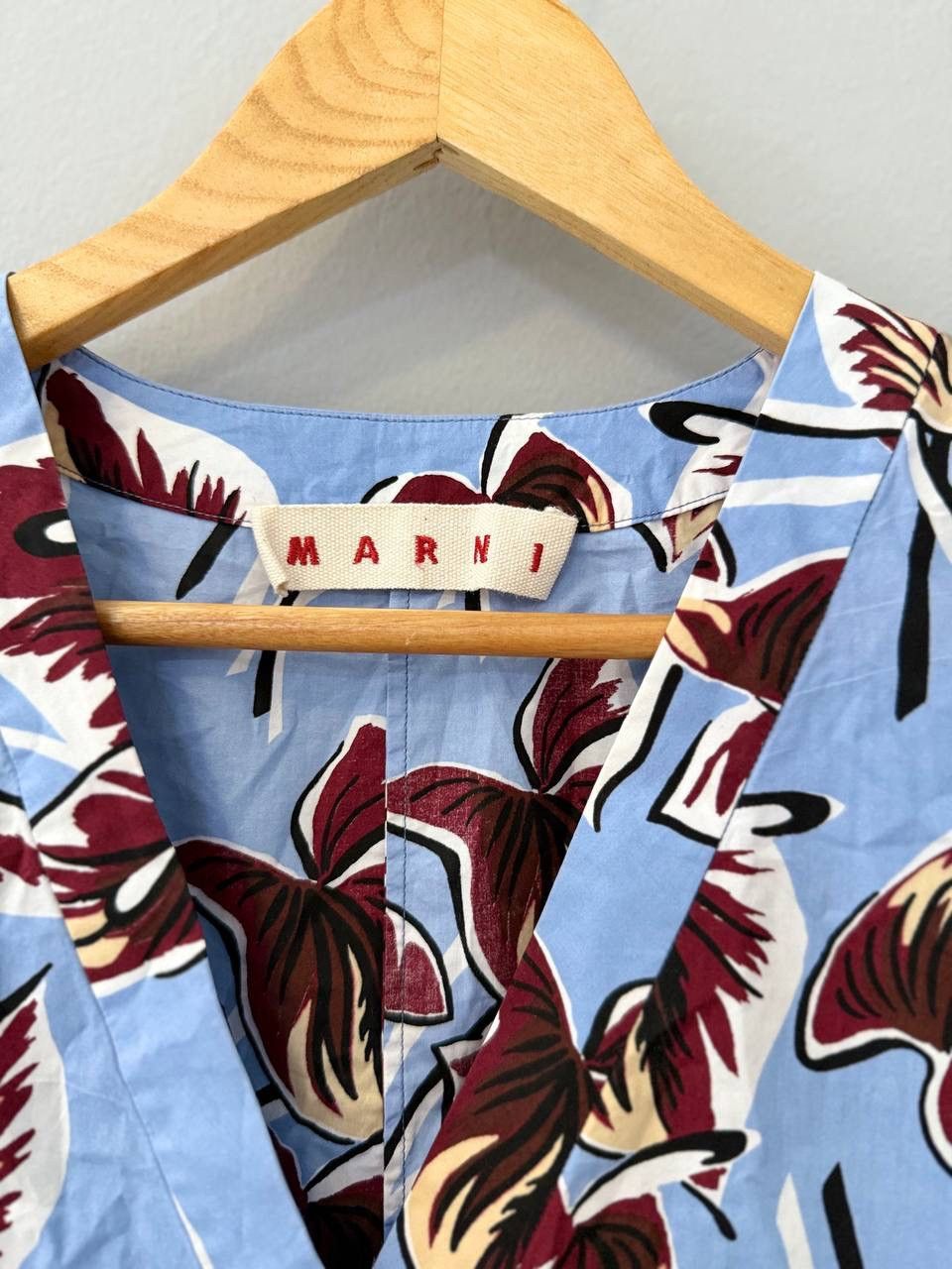 Marni RARE Vintage Marni Top Blouse Shirt Size M / US 6-8 / IT 42-44 - 5 Thumbnail