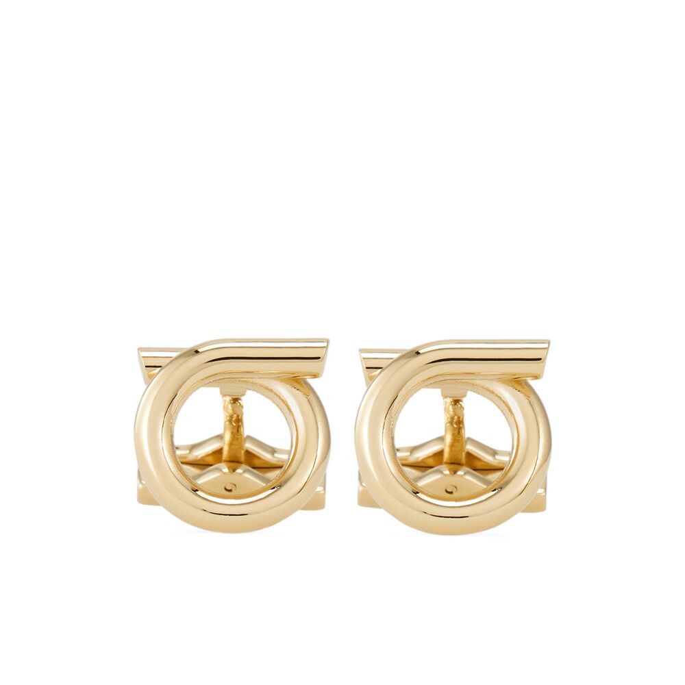 Salvatore Ferragamo Ferragamo GOLD Cufflinks Size ONE SIZE - 1 Thumbnail