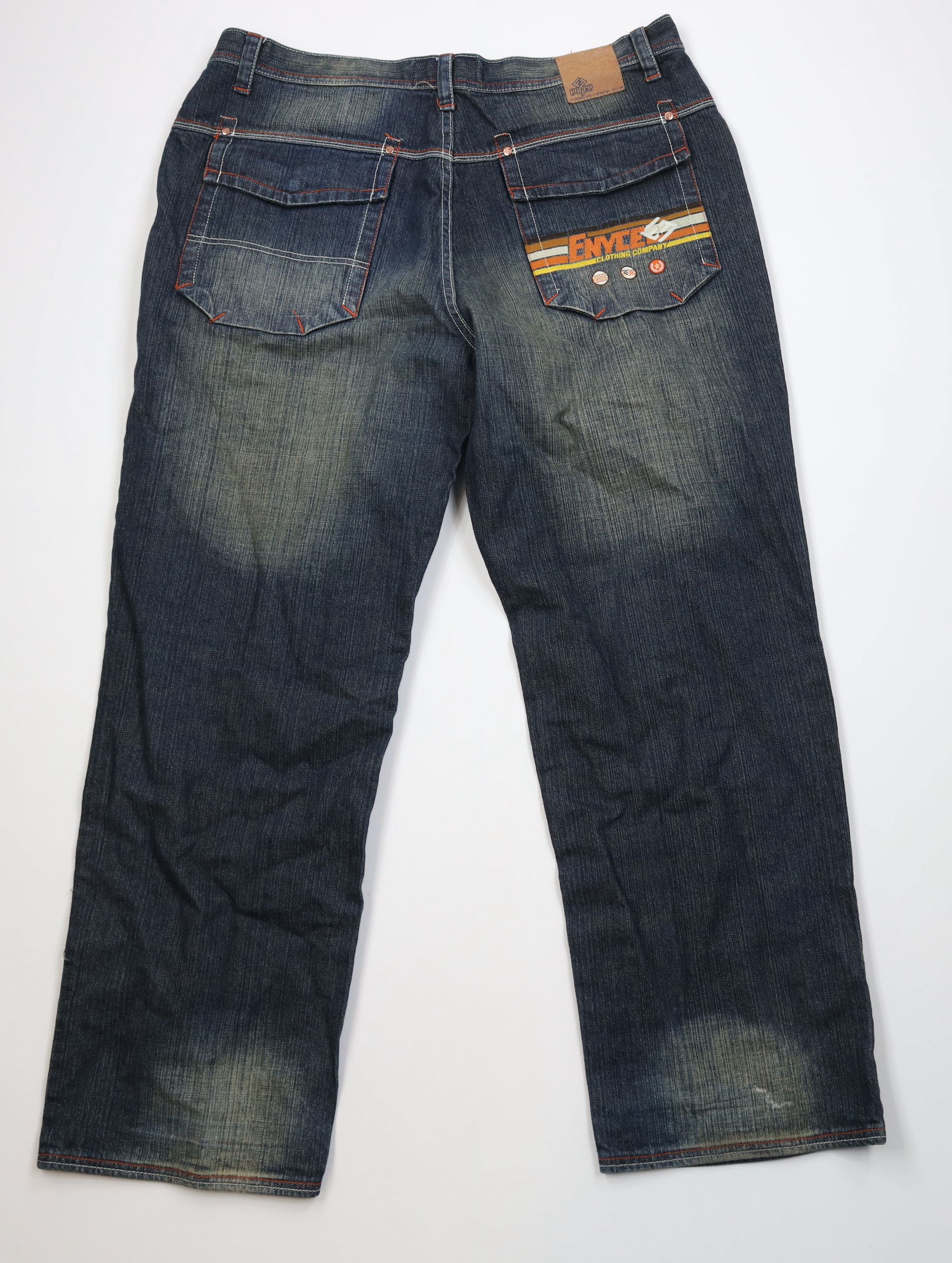 Enyce Vintage 90s Y2K Enyce Fit Wide Leg Denim Jeans Skateboarding Size US 40 / EU 56 - 10 Thumbnail