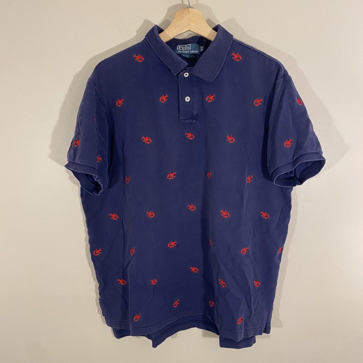 Polo Ralph Lauren × Vintage Vintage 90s Polo Ralph Lauren Polo Shirt Large Size US L / EU 52-54 / 3 - 1 Thumbnail
