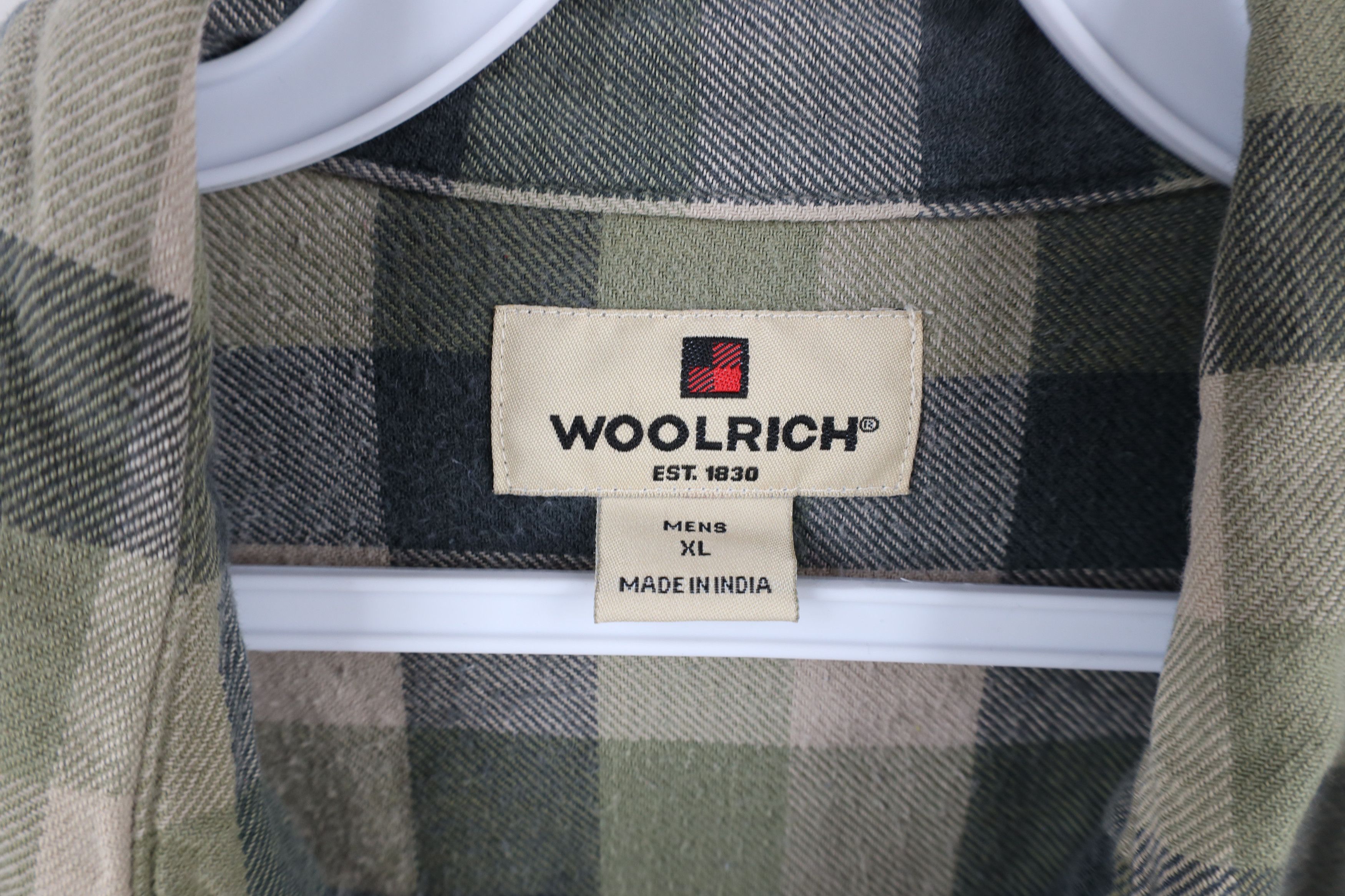 Vintage × Woolrich Woolen Mills Vintage Woolrich Flannel Collared Button Down Shirt Plaid Size US XL / EU 56 / 4 - 8 Thumbnail