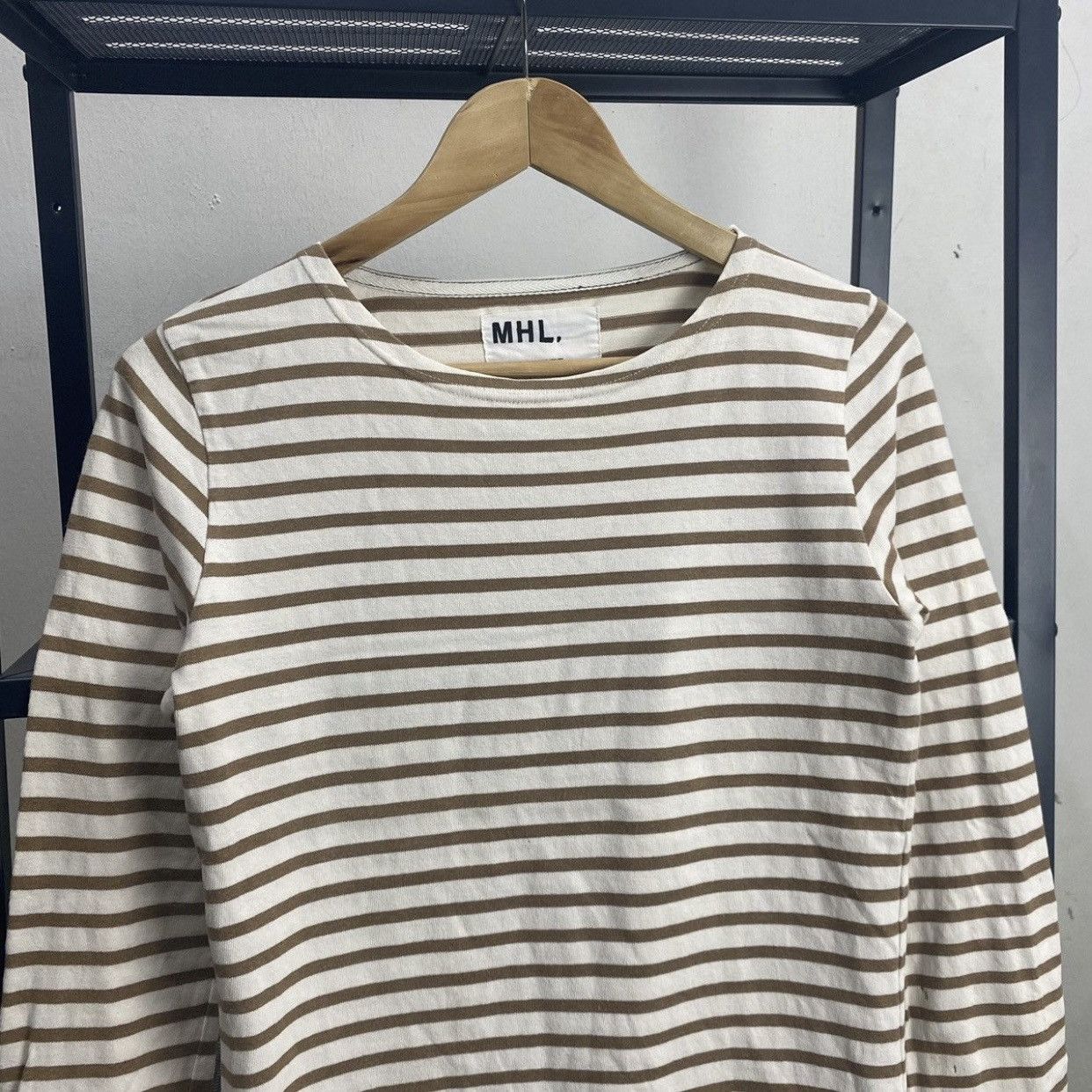 Margaret Howell MHL Margaret Howell Striped Long Sleeve Breton Tee Size US S / EU 44-46 / 1 - 3 Thumbnail