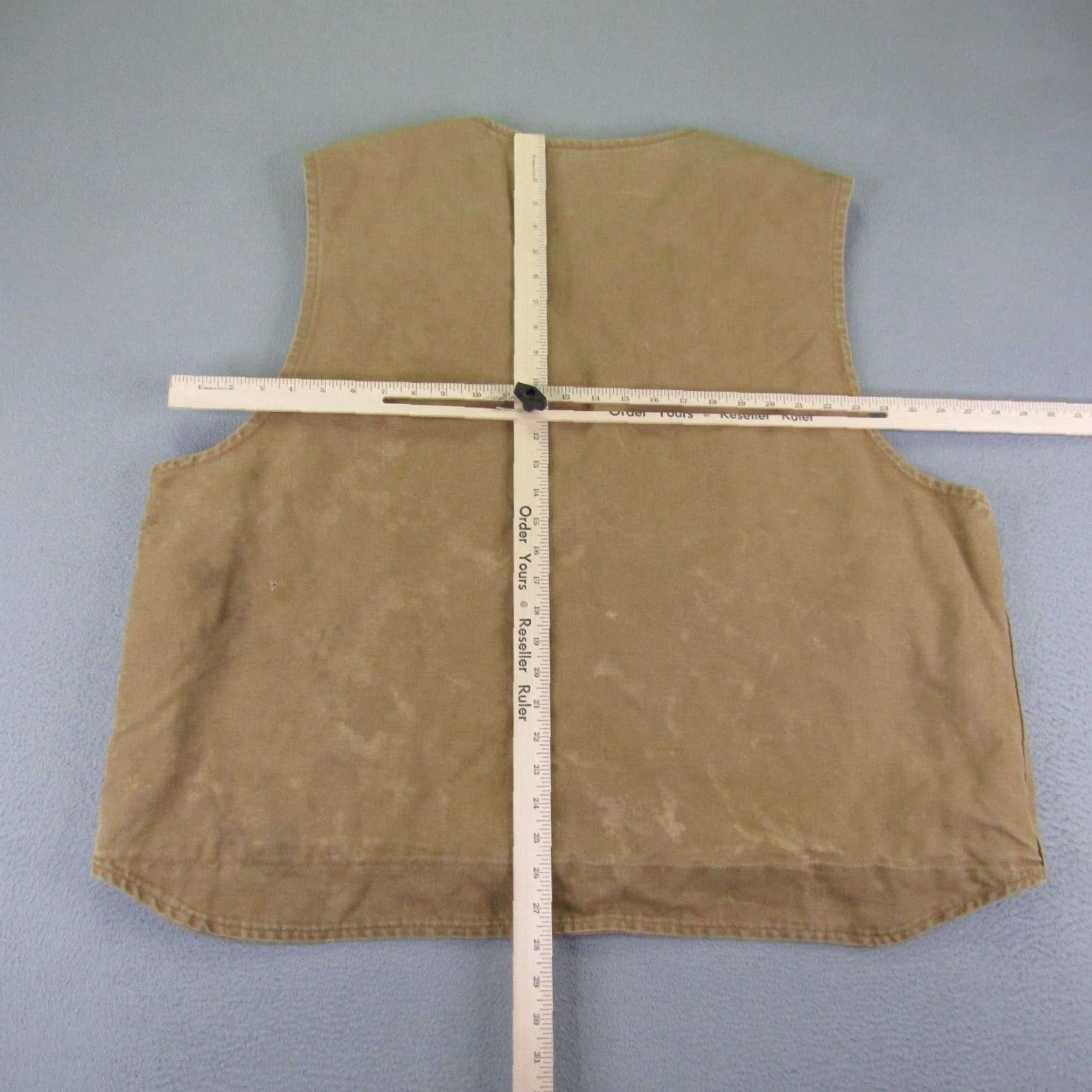 Carhartt VINTAGE Carhartt Vest Mens 3XL Beige Duck Canvas Sherpa Lined Utility Workwear Jacket/Coat? Size US XXL / EU 58 / 5 - 7 Thumbnail