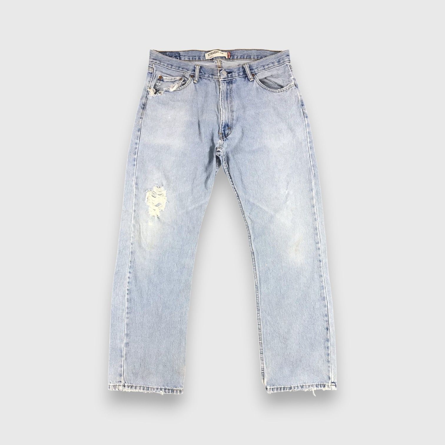 Levi's Light Washed Vintage Levis 505 Jeans Distress Denim-J1096 Size US 36 / EU 52 - 1 Thumbnail