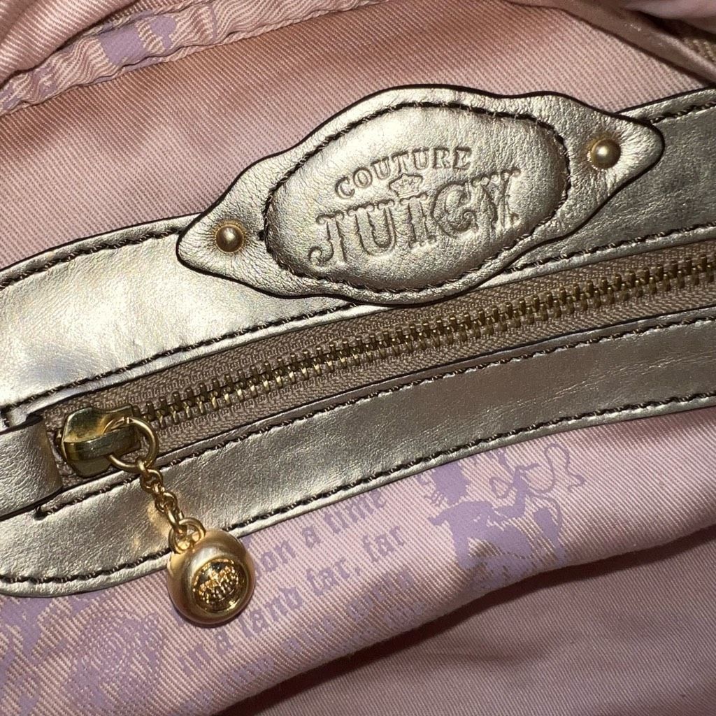 Juicy Couture Juicy Couture Vintage Metallic and Jeweled Leather Bag Size ONE SIZE - 14 Thumbnail