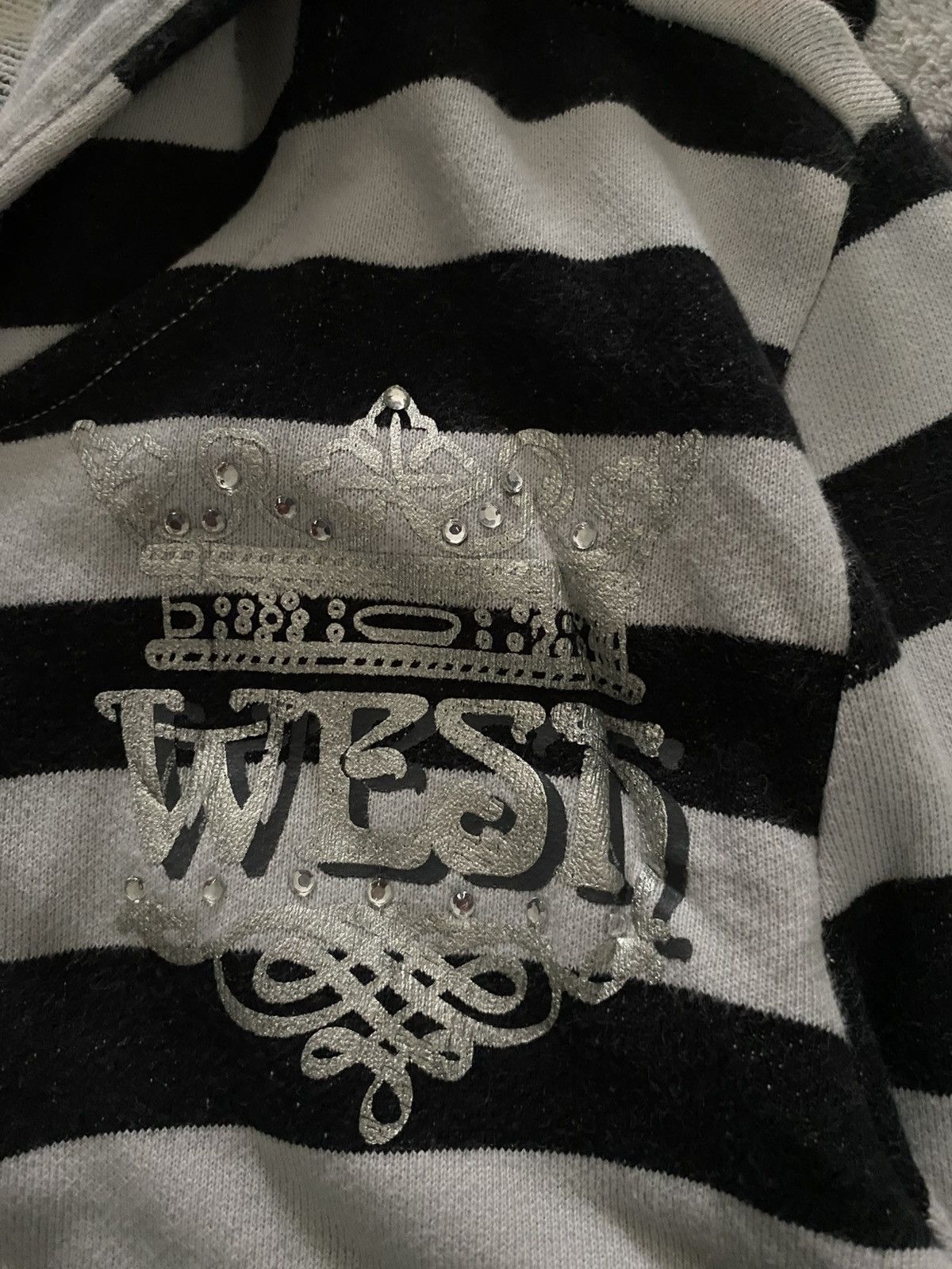 Japanese Brand Y2k weshine striped hoodie Size US M / EU 48-50 / 2 - 7 Thumbnail