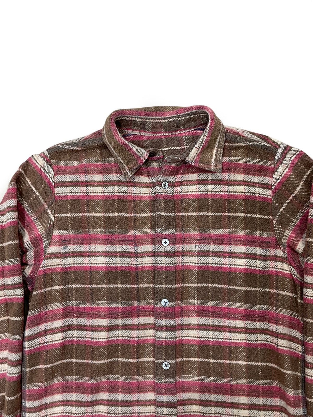 Nigel Cabourn Nigel Cabourn Reversible Heavy Flannel Shirt Kapital Style Size US M / EU 48-50 / 2 - 6 Thumbnail