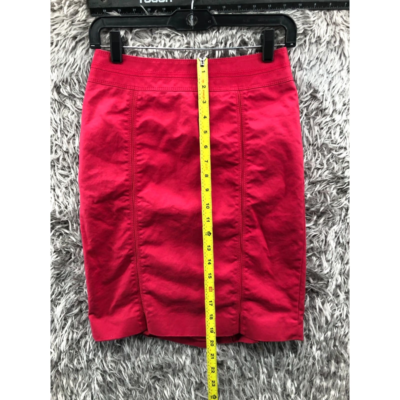 White House Black Market White House Black Market Pencil Skirt Womens Size 2 Pink Casual Stretch Knee Size 26" / US 2 / IT 38 - 3 Thumbnail