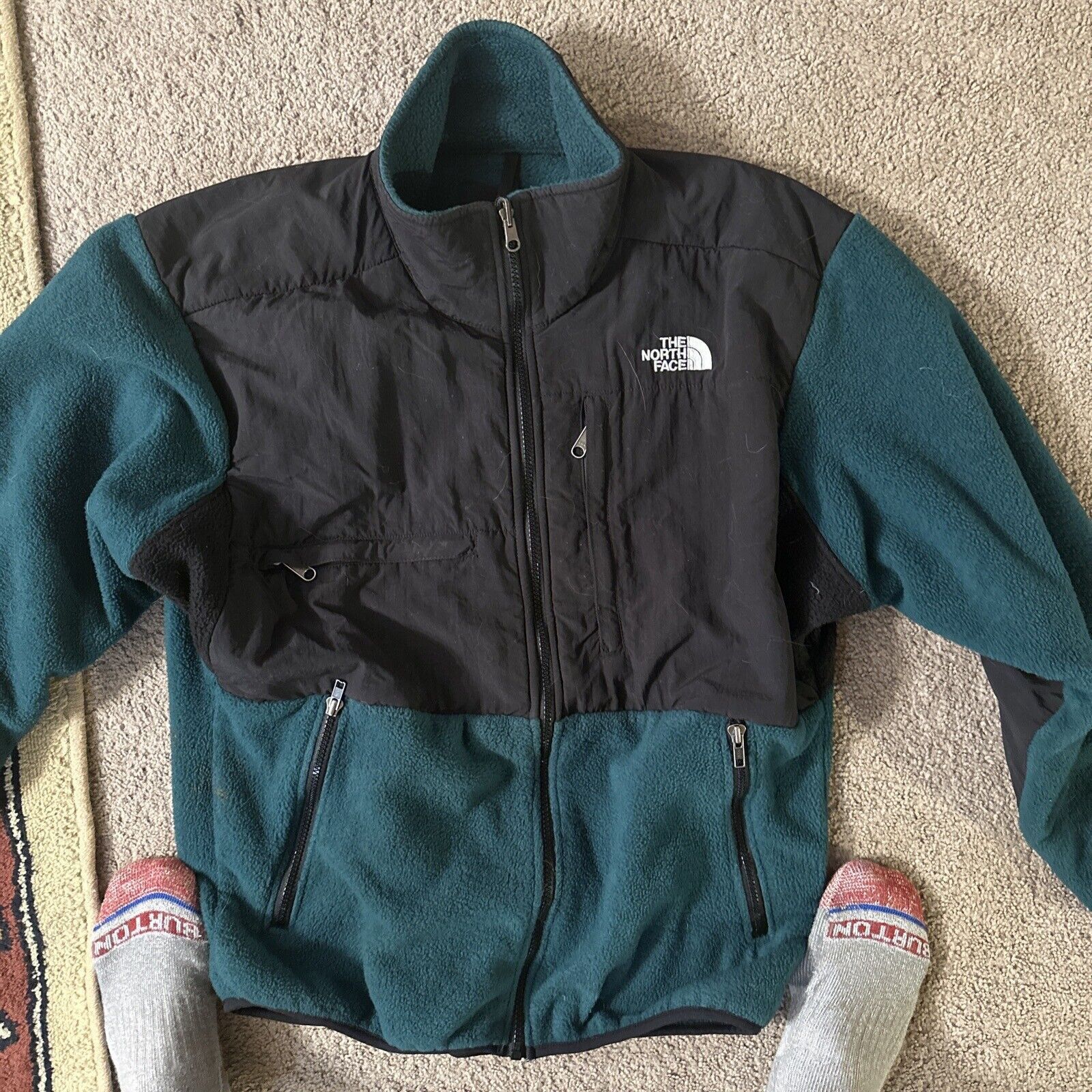 The North Face North Face Denali Jacket Mens Large Polartec Green Vintage Size US L / EU 52-54 / 3 - 2 Thumbnail