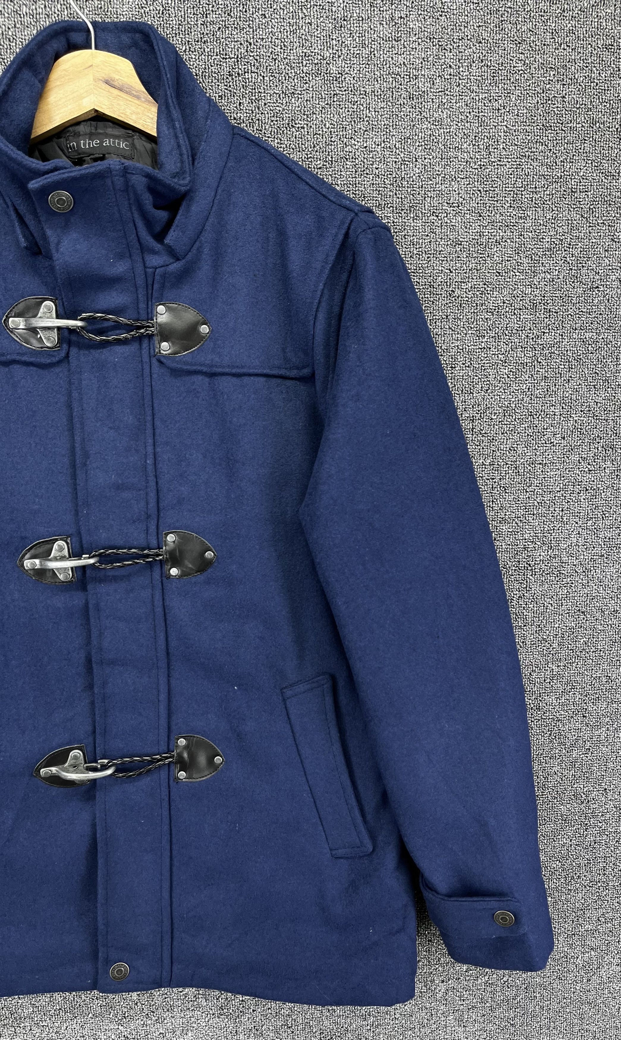 In The Attic Vintage In The Attic Rare Zip Up Wool Jacket Size L / US 10 / IT 46 - 3 Thumbnail