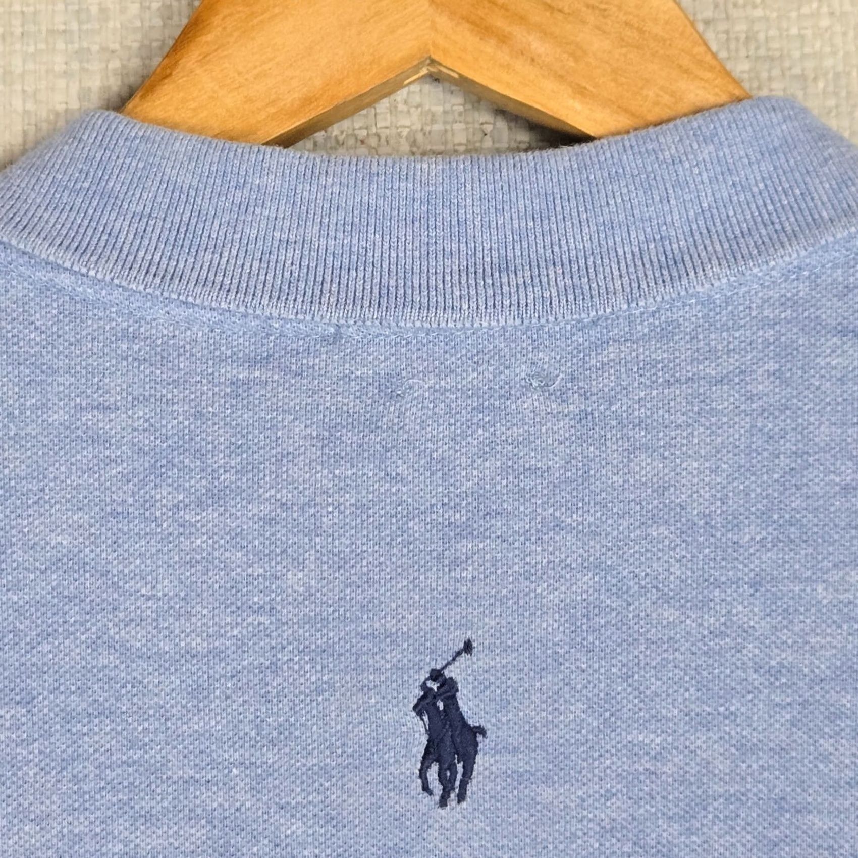 Polo Ralph Lauren Polo Ralph Lauren Mens Cotton All Over Pony Print Sport Shirt Blue Size US XXL / EU 58 / 5 - 6 Thumbnail